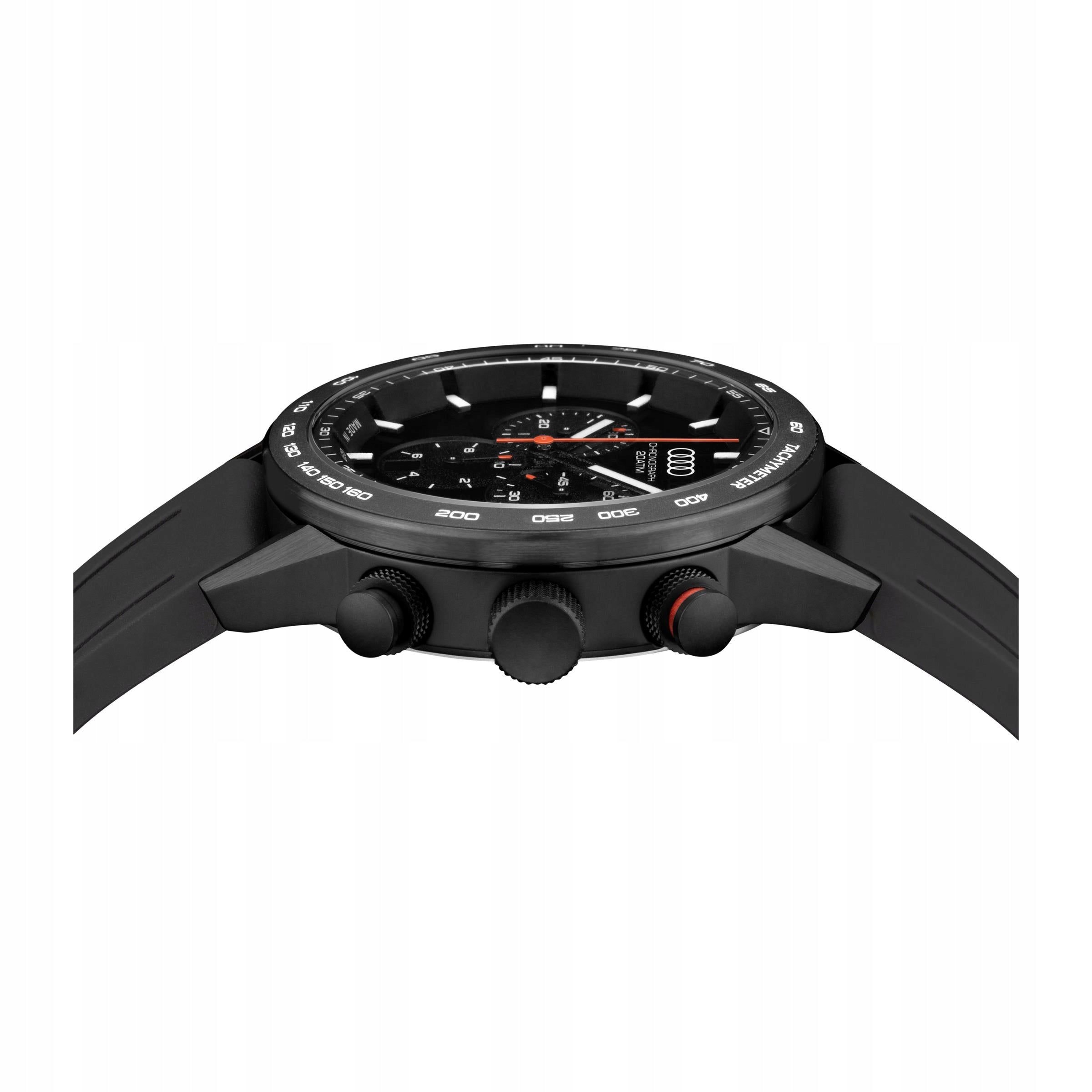 WATCH AUDI MEN'S BLACK ASO ORIGINAL NEW COLLECTION 3102400400 Packaging status original