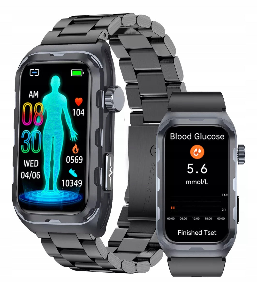 WATCH BAND CARDIOWATCH ANALYSIS BMI EKG BLOOD GLUCOSE METER BLOOD PRESSURE MONITOR PL