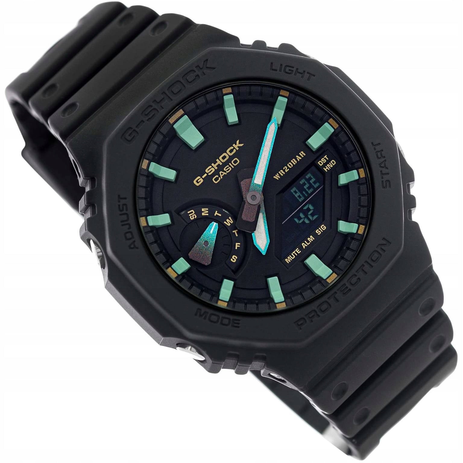 WATCH CASIO GA-2100RC-1AER G-SHOCK BLACK STOPWATCH