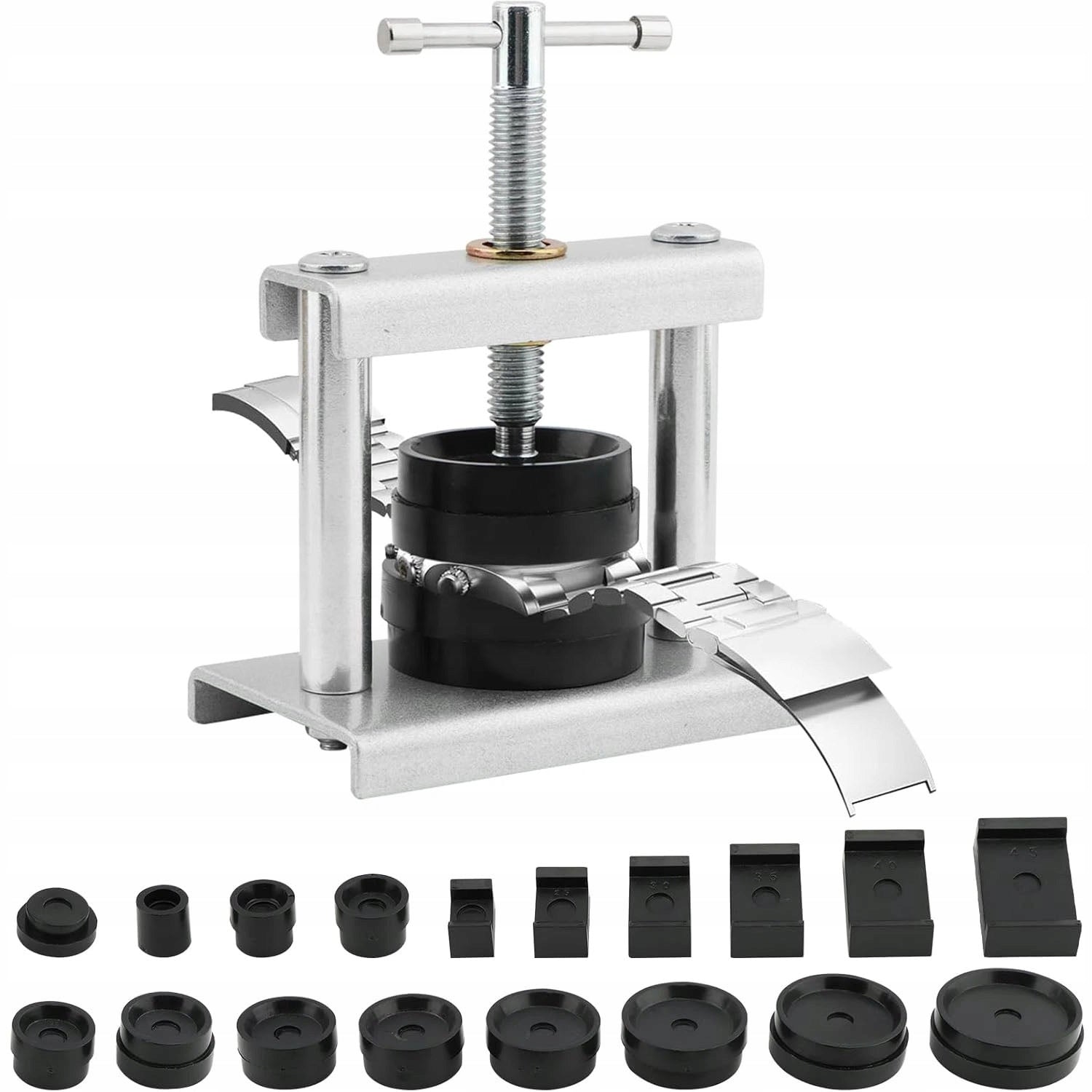 WATCH DECAL CLOSING PRESS SET OF 18 WATCH REPAIR DIES