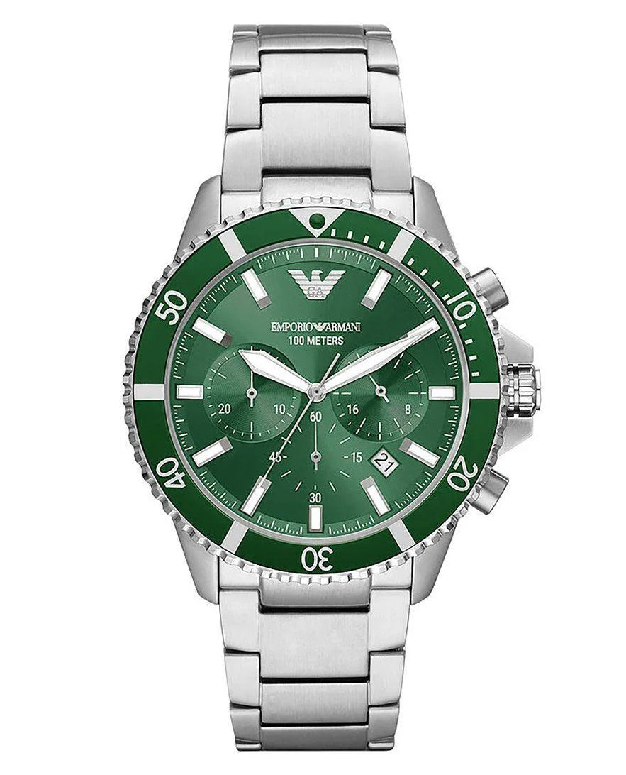 WATCH EMPORIO ARMANI AR11500 DIVER ORIGINAL CERTIFICATE + BOX