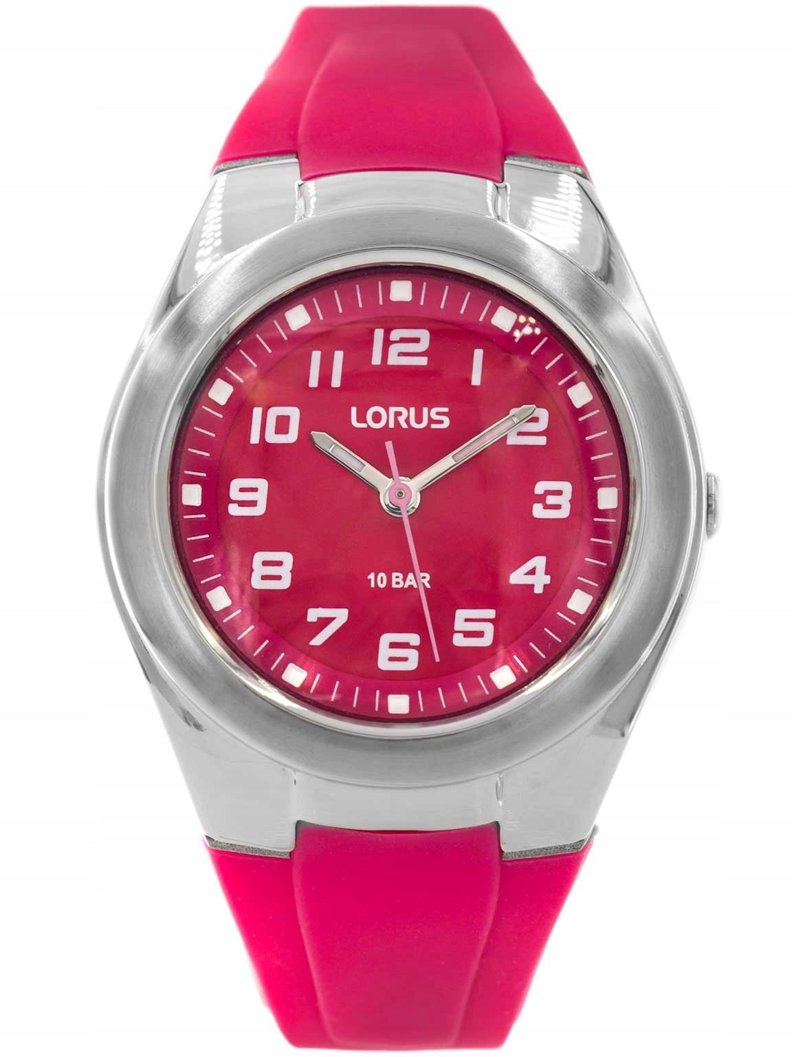 WATCH LORUS RRX81GX9 PINK ON STRAP WATERPROOF FOR CHILD Brand Lorus