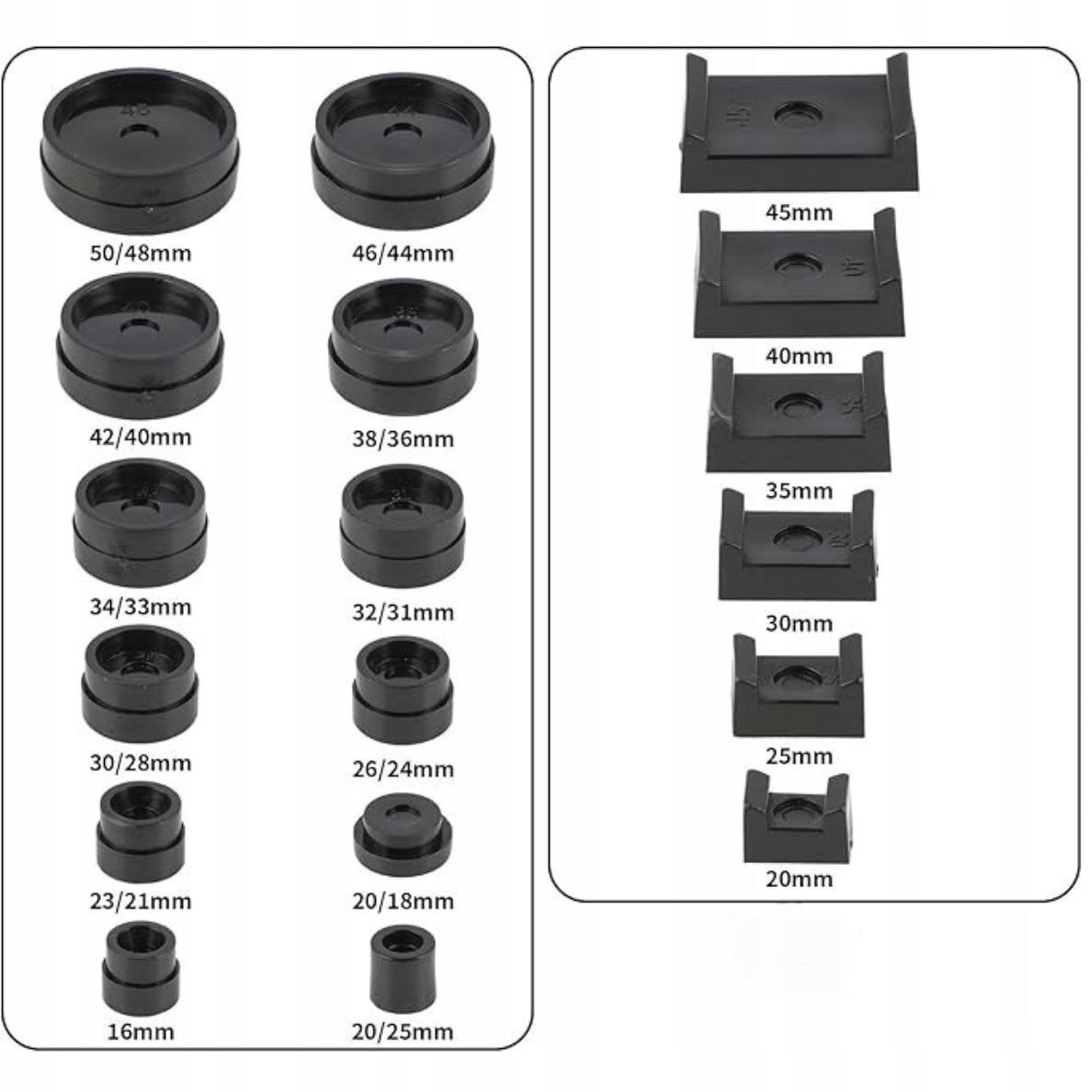 WATCH PRESS FOR WATCHES PRESSURE PLATES SET OF 18 FORMS EAN (GTIN) 5903991412133
