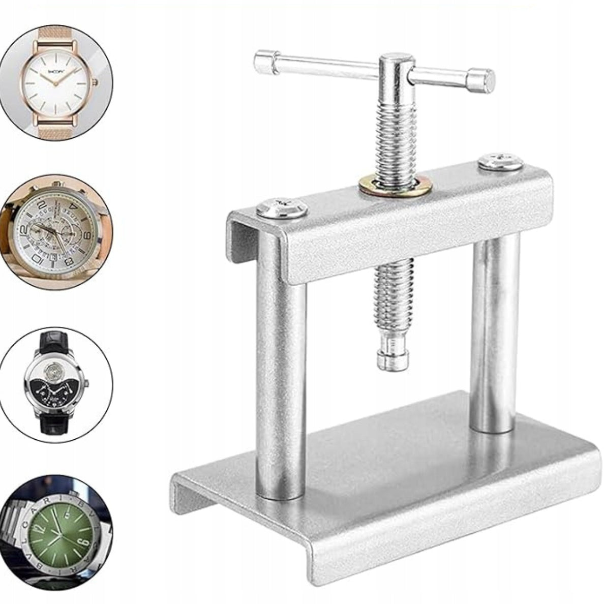 WATCH PRESS FOR WATCHES PRESSURE PLATES SET OF 18 FORMS Number of items in the set 18
