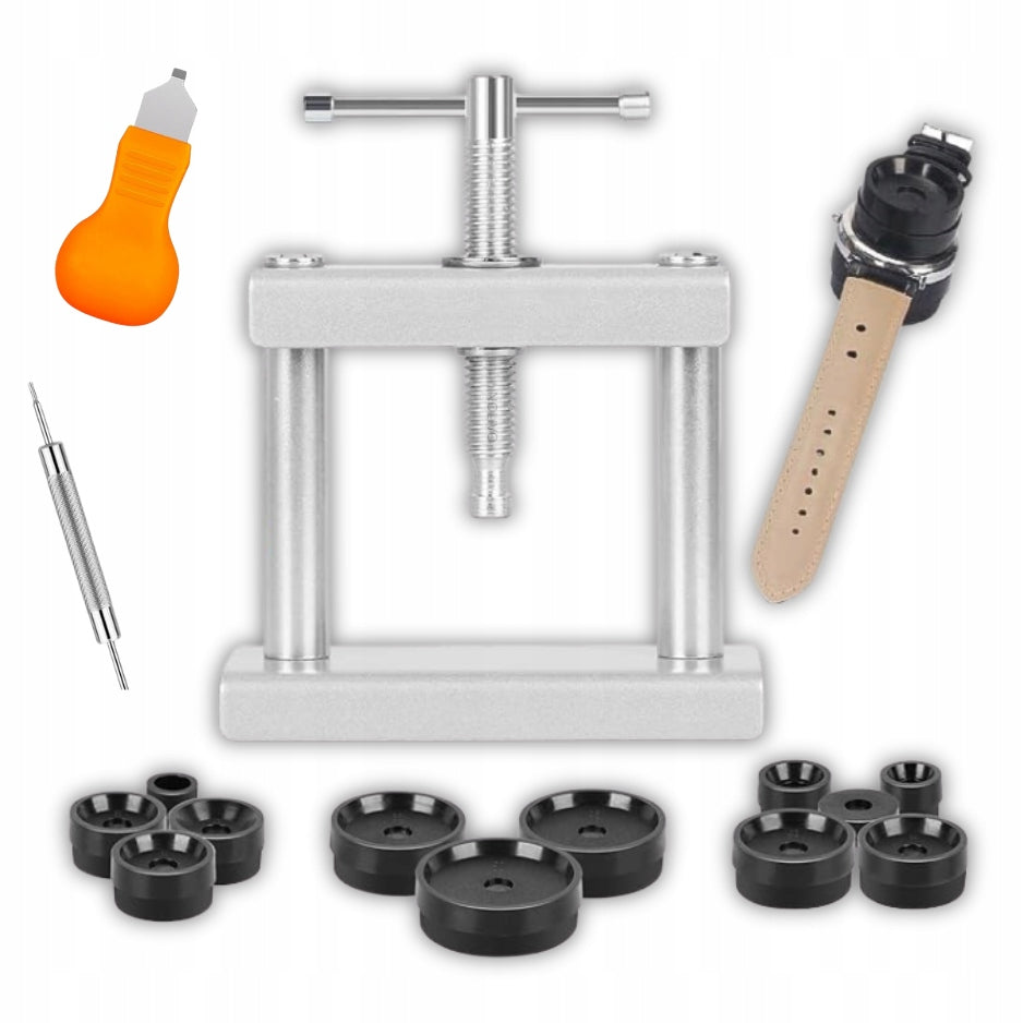 WATCH PRESS FOR WATCHES SET + PRESSURE PLATES 20-48mm