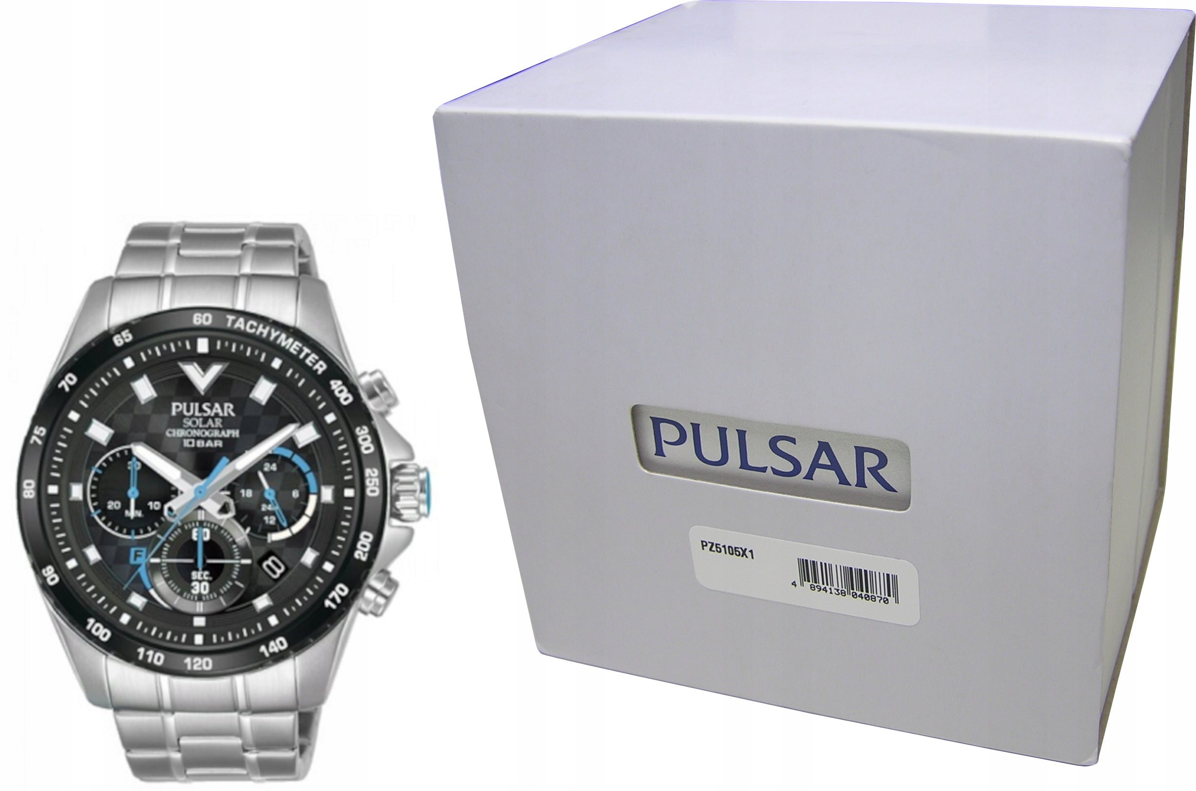 WATCH PULSAR PZ5105X1 CHRONOGRAPH SILVER