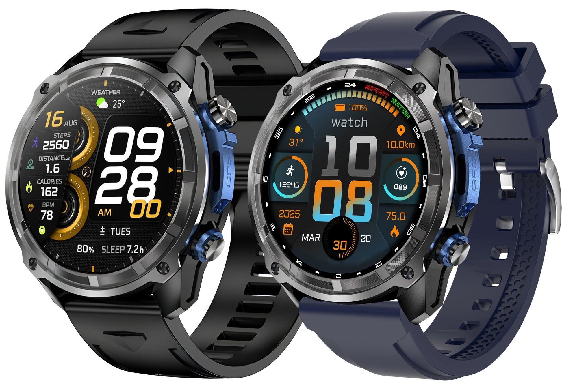 WATCH SMARTWATCH FLASHLIGHT GPS 860MAH AMOLED VOICE RECORDER 4GB VIDEO PHOTOS Manufacturer code SmartWatch GPS ON 2