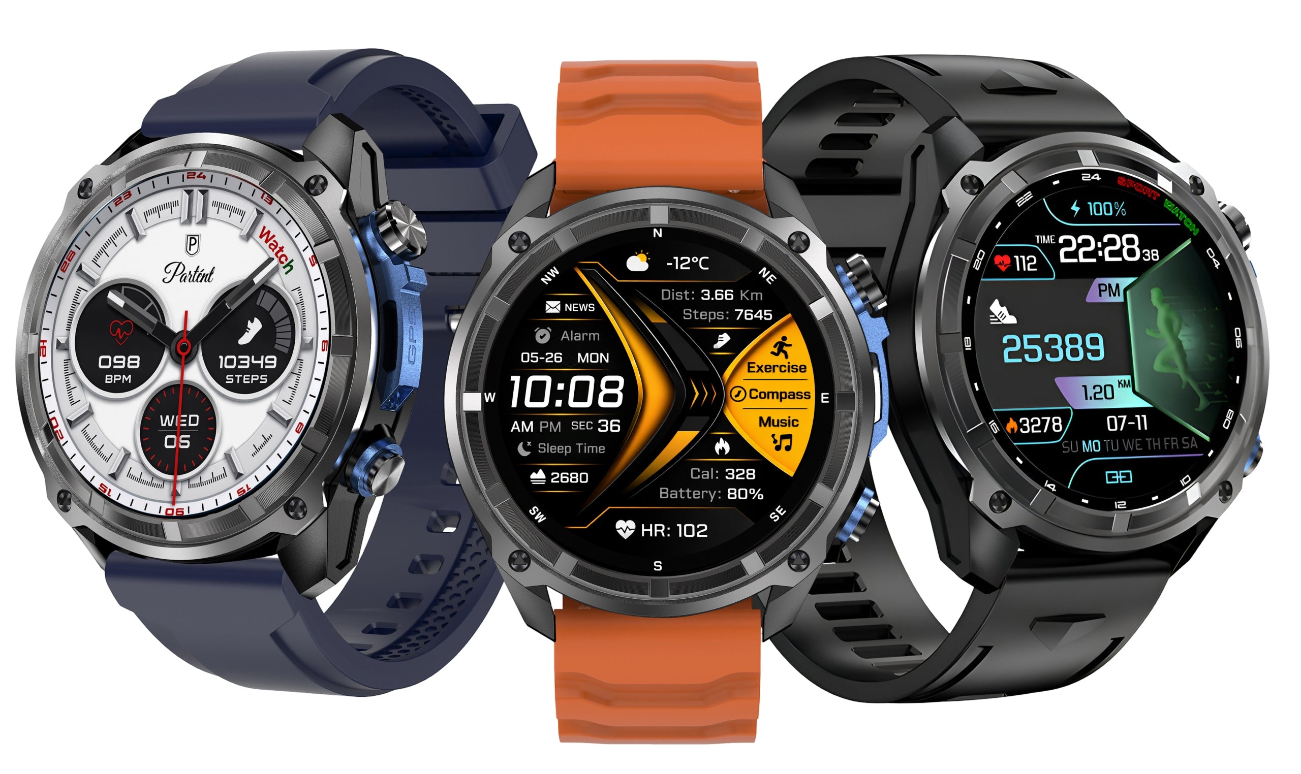 WATCH SMARTWATCH FLASHLIGHT GPS 860MAH AMOLED VOICE RECORDER 4GB VIDEO PHOTOS Packaging status original