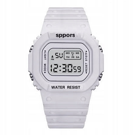 WATCH WHITE UNISEX SPORTS DIGITAL 941
