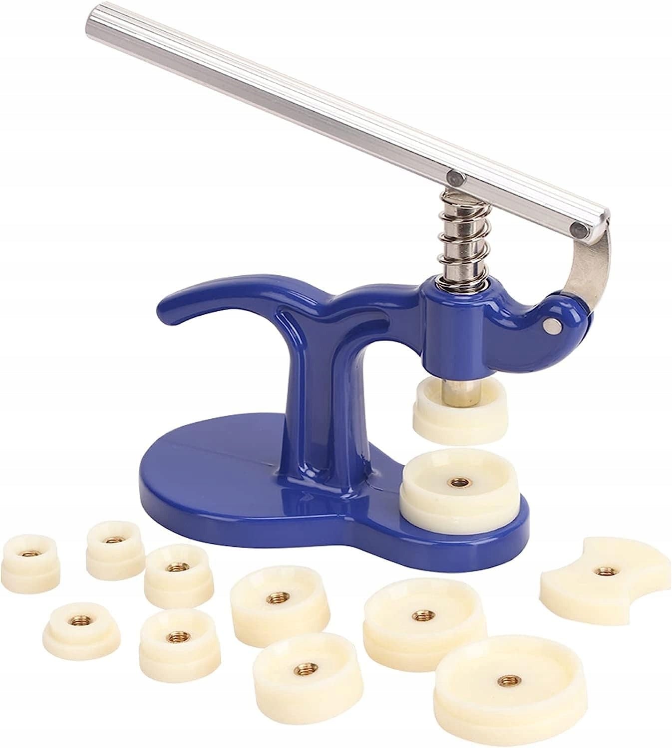 WATCHMAKING PRESS FOR WATCHES SET + PRESSURE PLATES 18-50mm Packaging status original