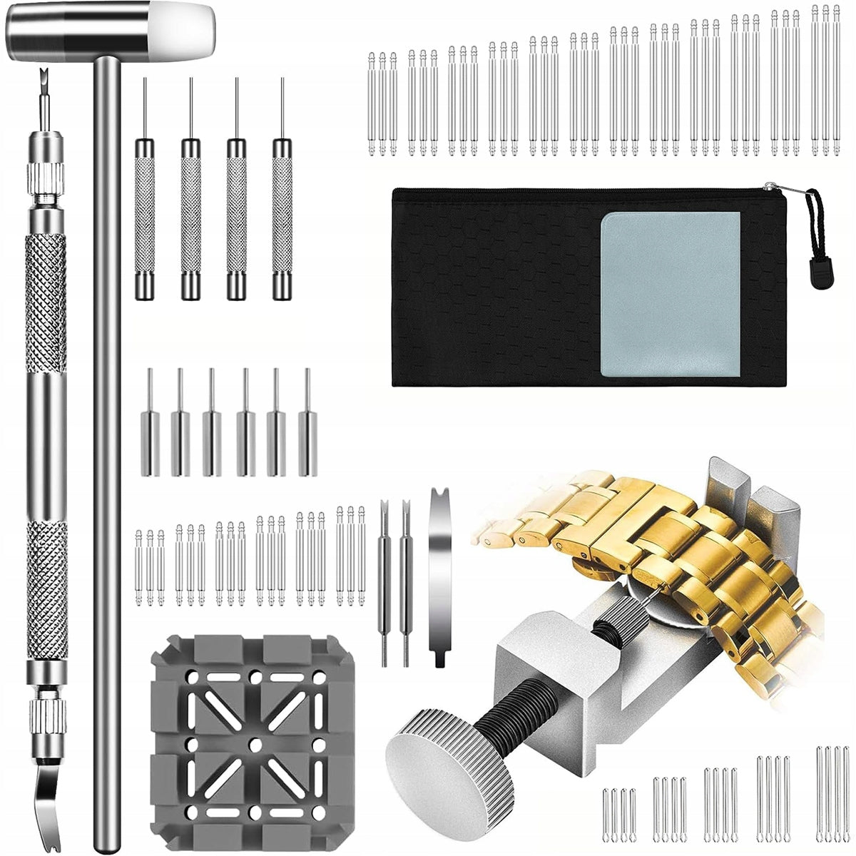 WATCHMAKING SET 128PCS STRAP SHORTENING TOOL REPAIR