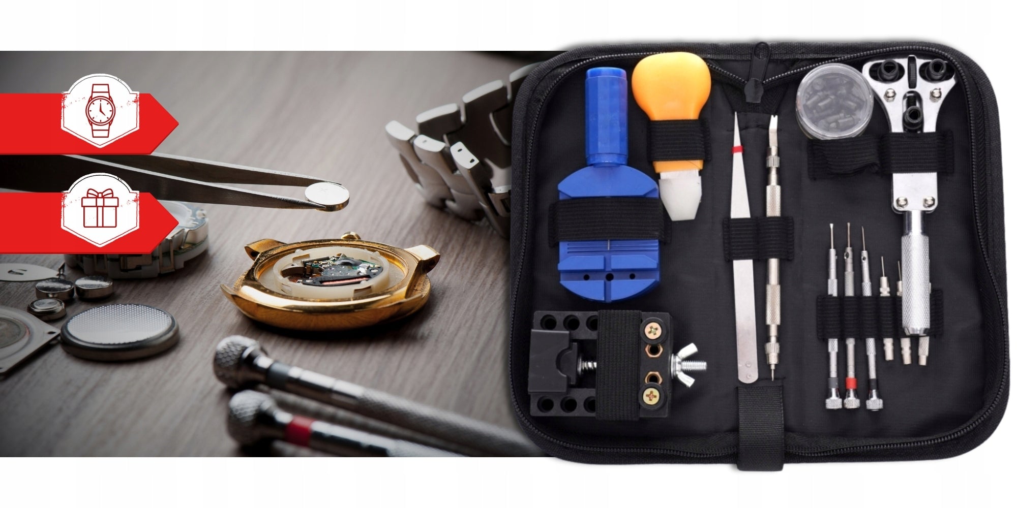 WATCHMAKING SET TOOLS IMAK KEY CASE Brand Tagred