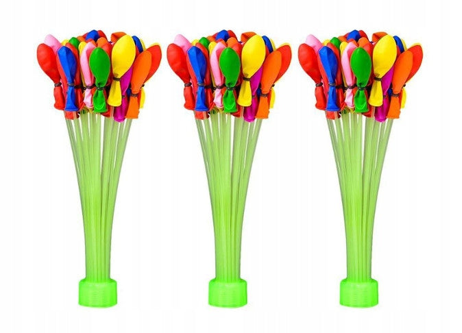 WATER BALLOONS 111 PCS WATER BOMBS THREAD AUTOMATIC STRONG RUBBER ŚMINGUS DYNGUS Packaging status original