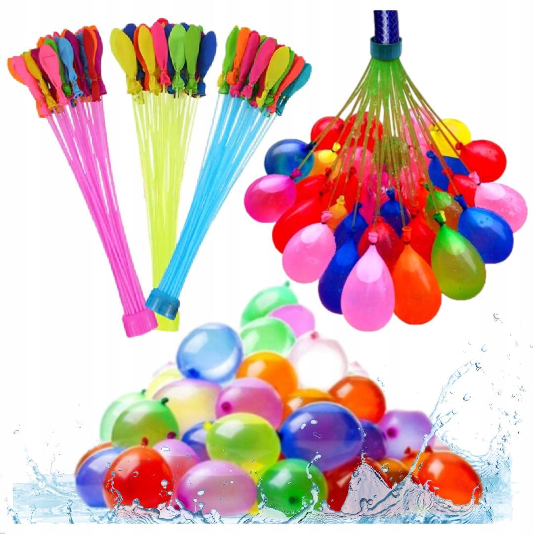 WATER BALLOONS WATER BOMBS AUTOMATIC SELF-CLOSING + THREAD 111 SET Manufacturer code NO-1003172