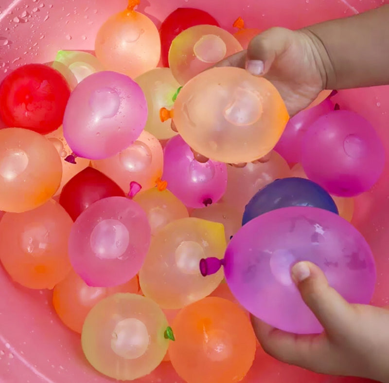 WATER BALLOONS WATER BOMBS AUTOMATIC SELF-CLOSING + THREAD SET 1000 Packaging status original