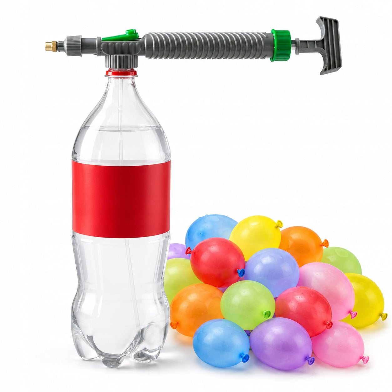 WATER BALLOONS WITH PUMP Sprinkler Bottle Sprayer Bomb Set 300pcs