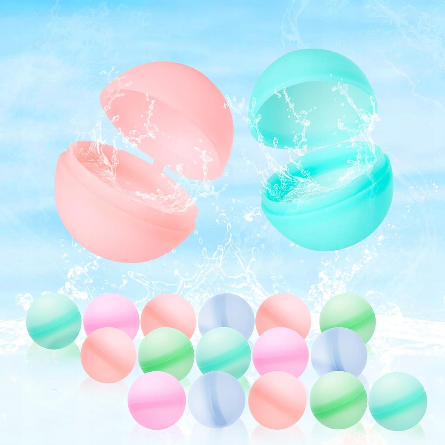 WATER BOMBS REUSABLE WATER BALLOONS SET OF 10