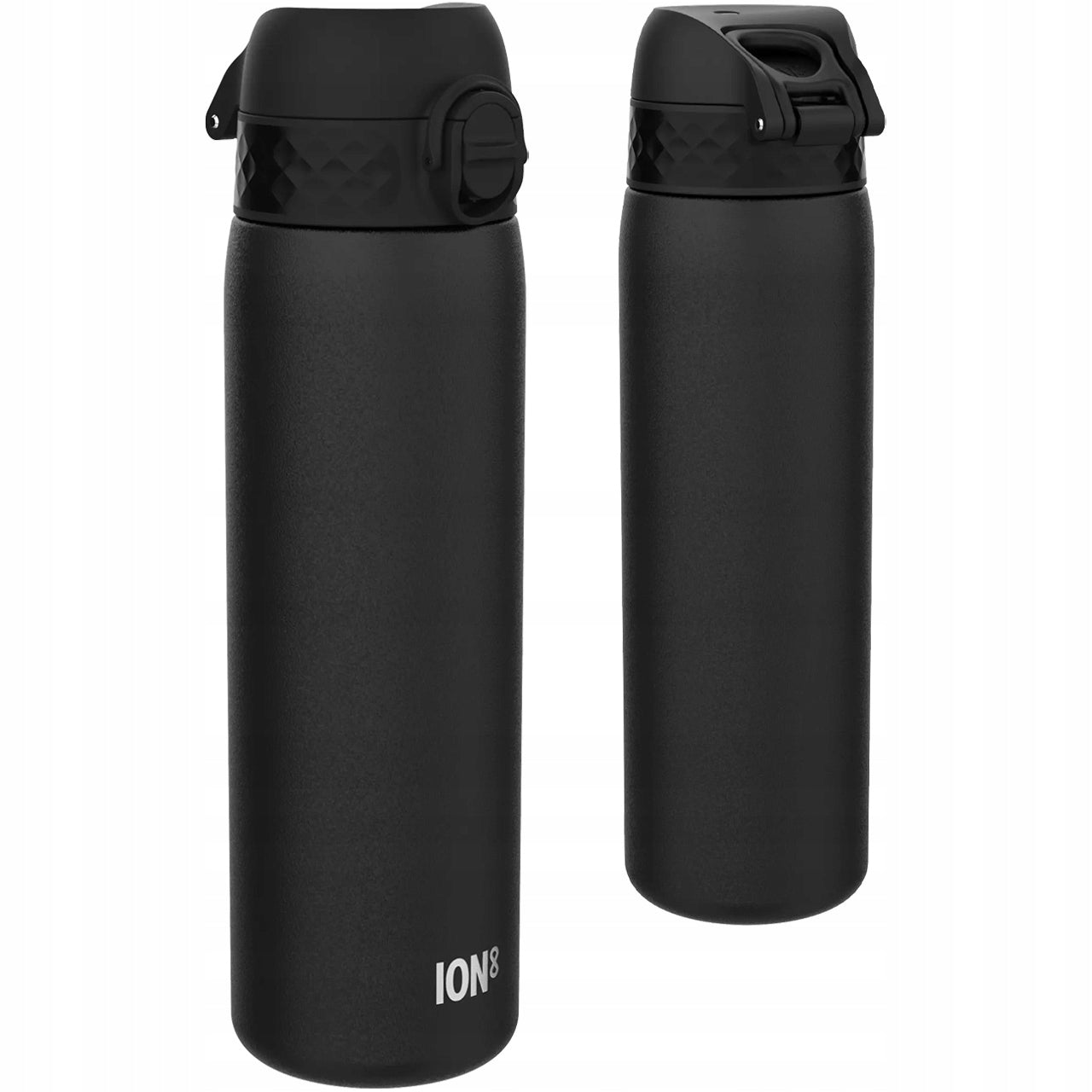 WATER BOTTLE 0,6L CAMPING CAMP MOUNTAIN TOURIST TRIP BLACK ION8