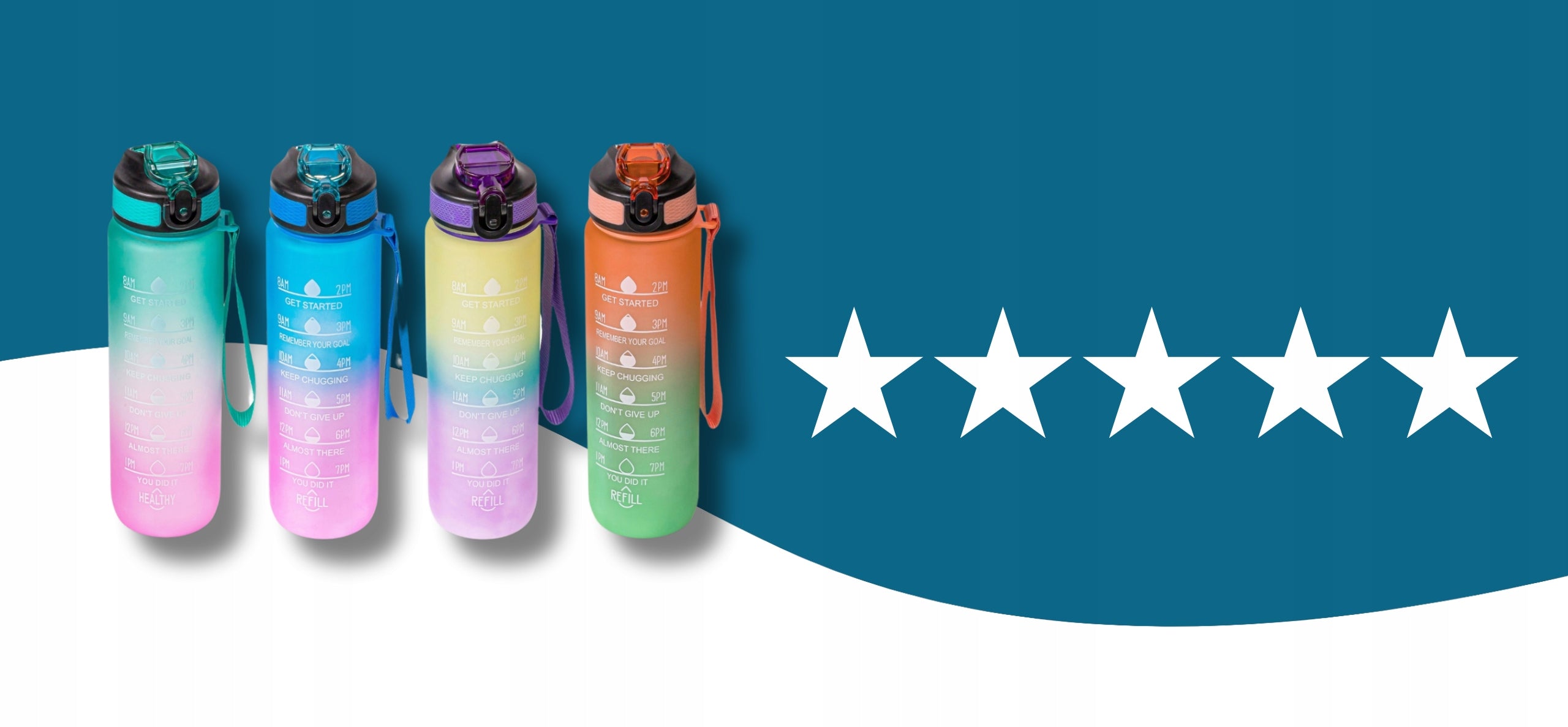 WATER BOTTLE 1L WITH SHAKER MOUTHPIECE MOTIVATIONAL MEASURING CUP SPORT FITNESS Additional features straw handle mouthpiece water consumption indicator