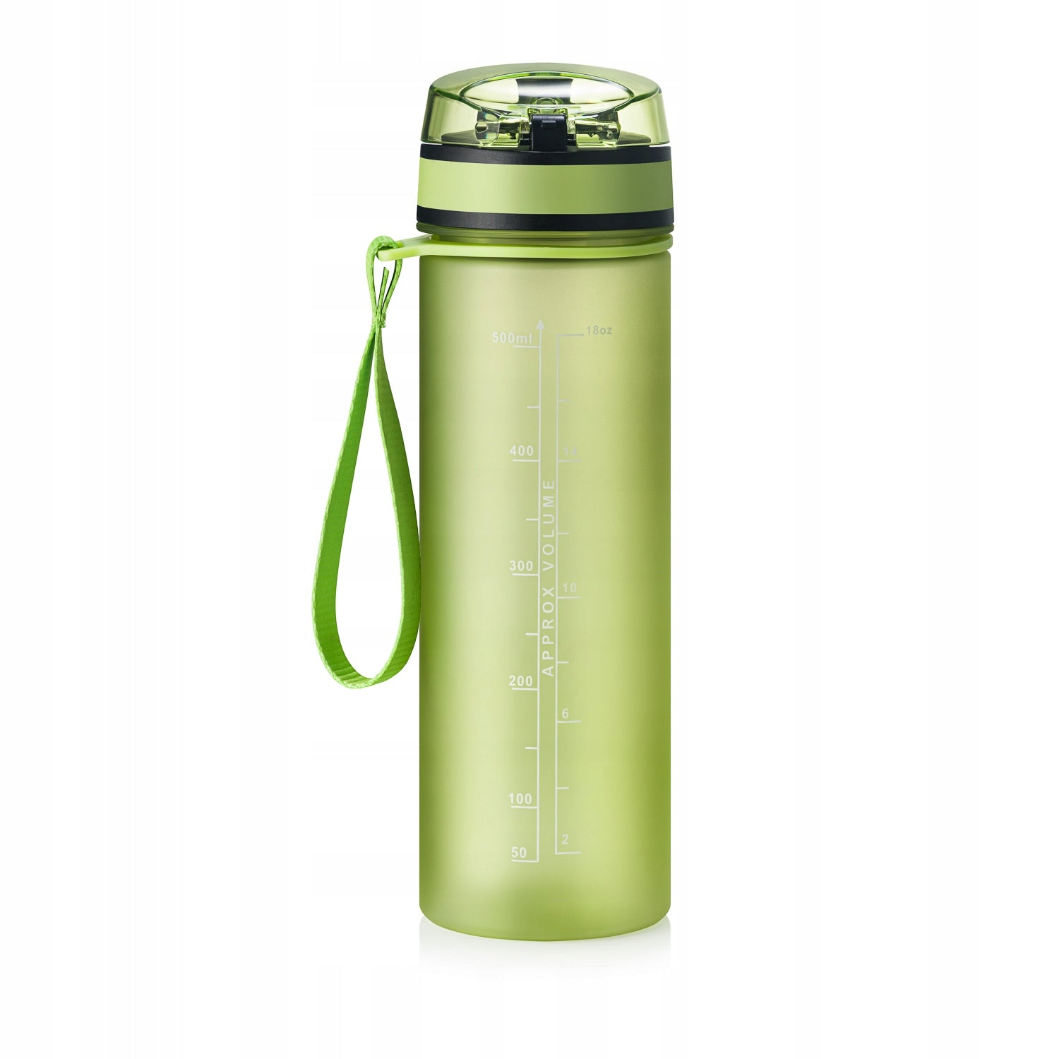 WATER BOTTLE 500ml TRITAN GREEN SPORTS WITH STRAINER AND GRADUATION Brand MEACTIVE