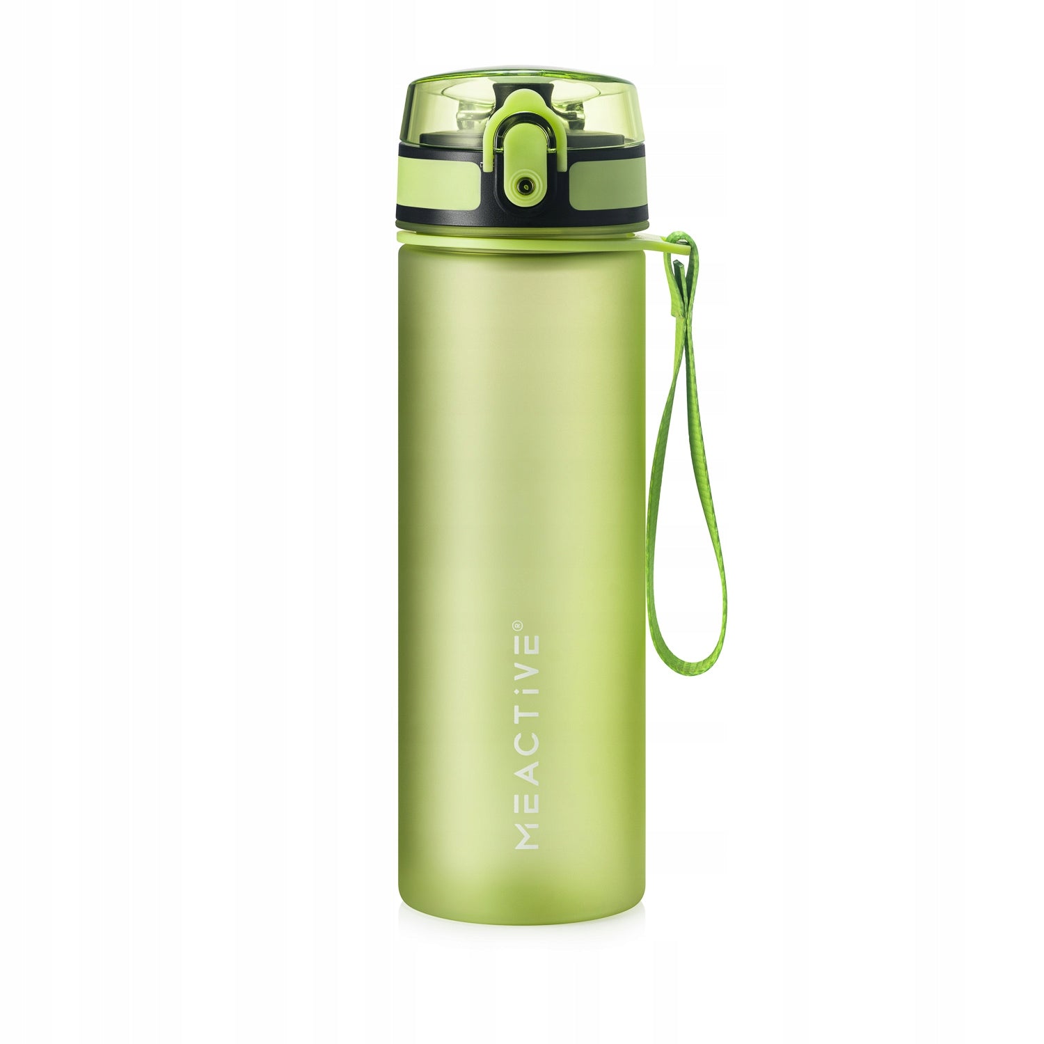 WATER BOTTLE 500ml TRITAN GREEN SPORTS WITH STRAINER AND GRADUATION Color green