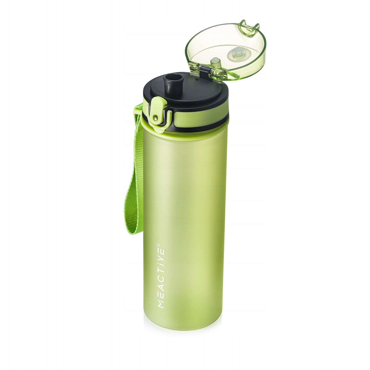 WATER BOTTLE 500ml TRITAN GREEN SPORTS WITH STRAINER AND GRADUATION Model ME-02LE