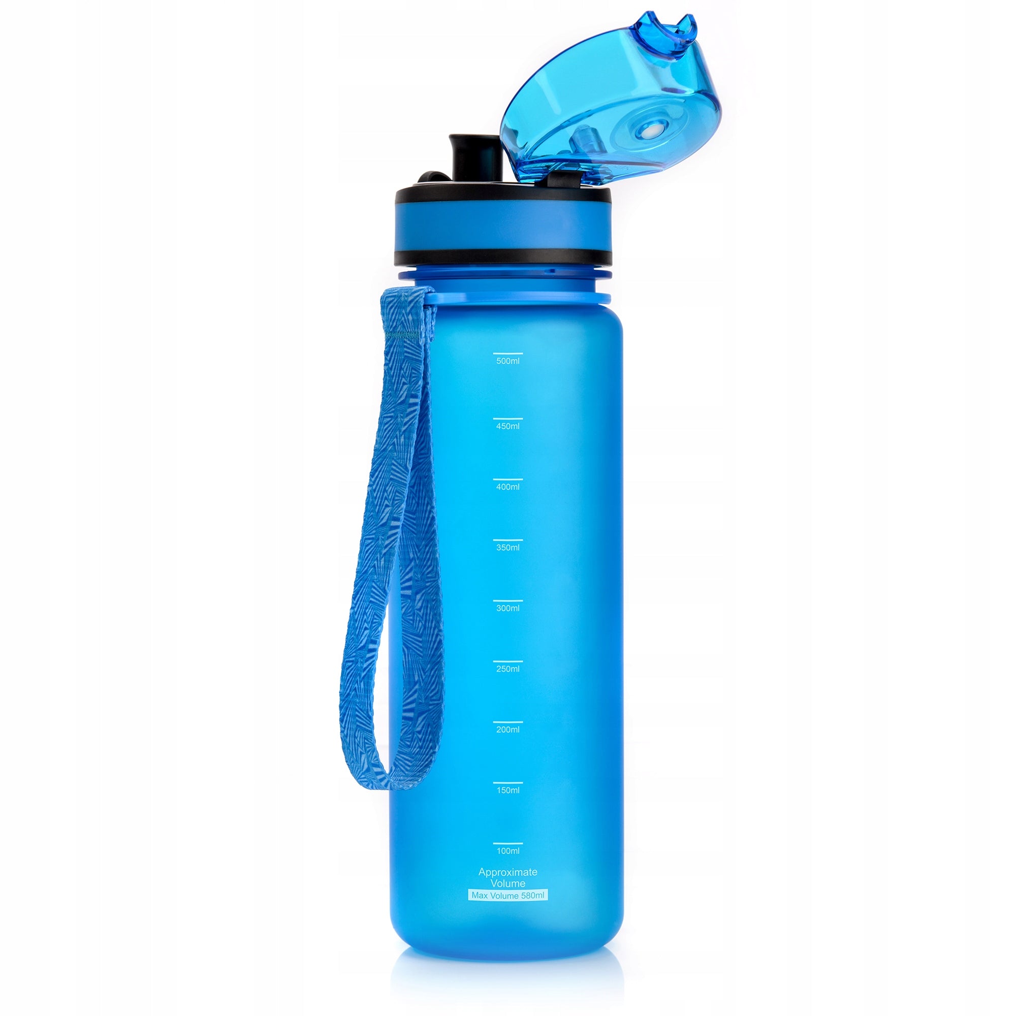 WATER BOTTLE 500ml TRITAN WITH STRAINER MOUTHPIECE HANDLE BPAfree