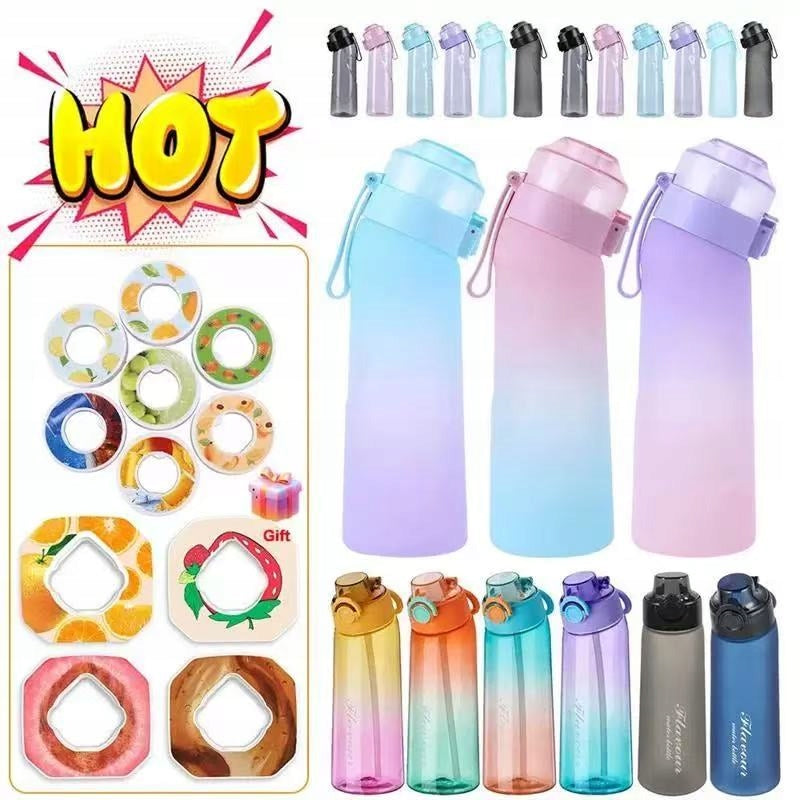WATER BOTTLE 650ML GRADIENT PURPLE SPICE WATER BOTTLE -7PCS Volume 560 ml
