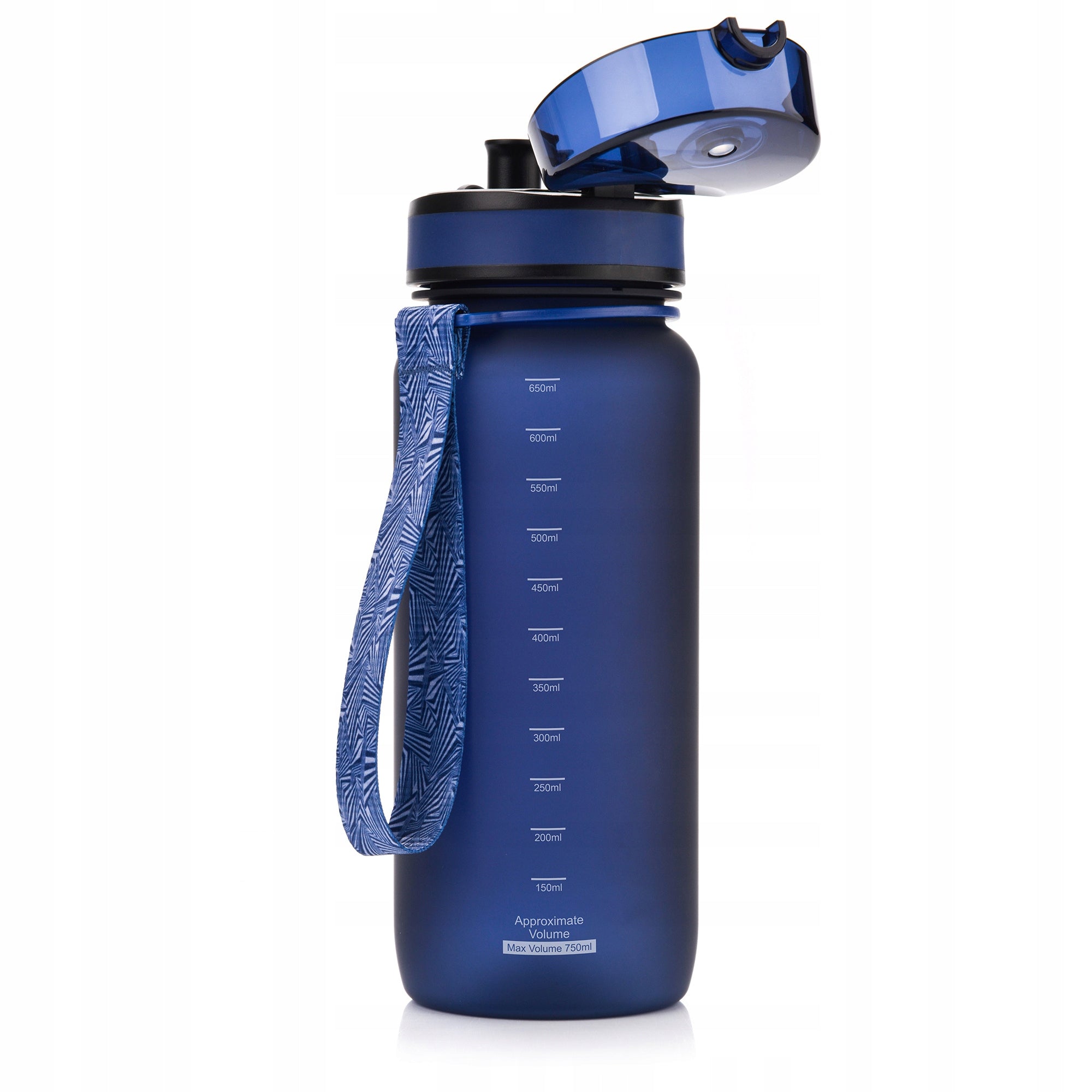 WATER BOTTLE 650ml TRITAN WITH STRAINER MOUTHPIECE HANDLE BPAfree Model 650 ml