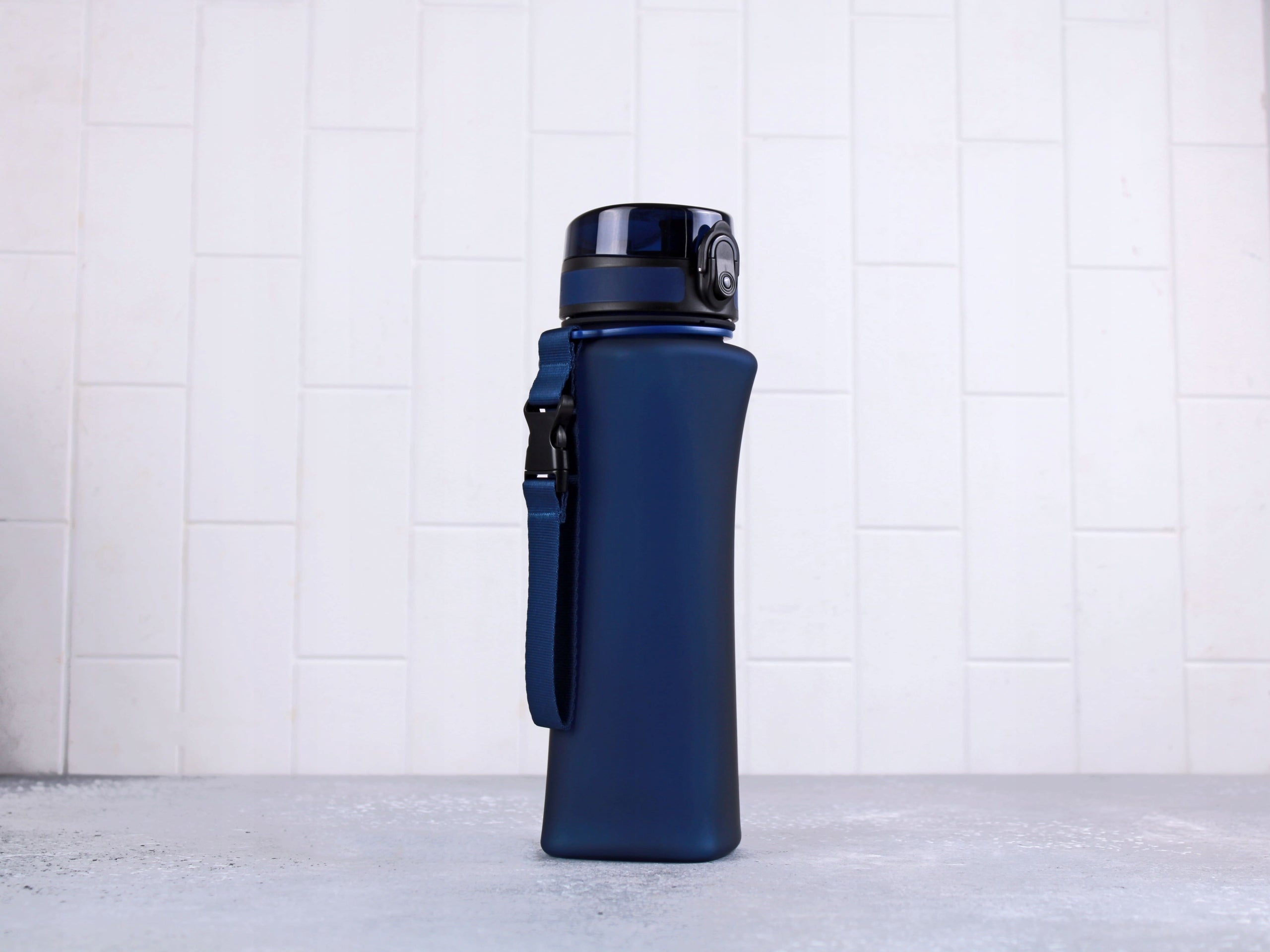 WATER BOTTLE 700ML SPORTS BOTTLE TRITAN DARK BLUE LIMITED EDITION Color blue
