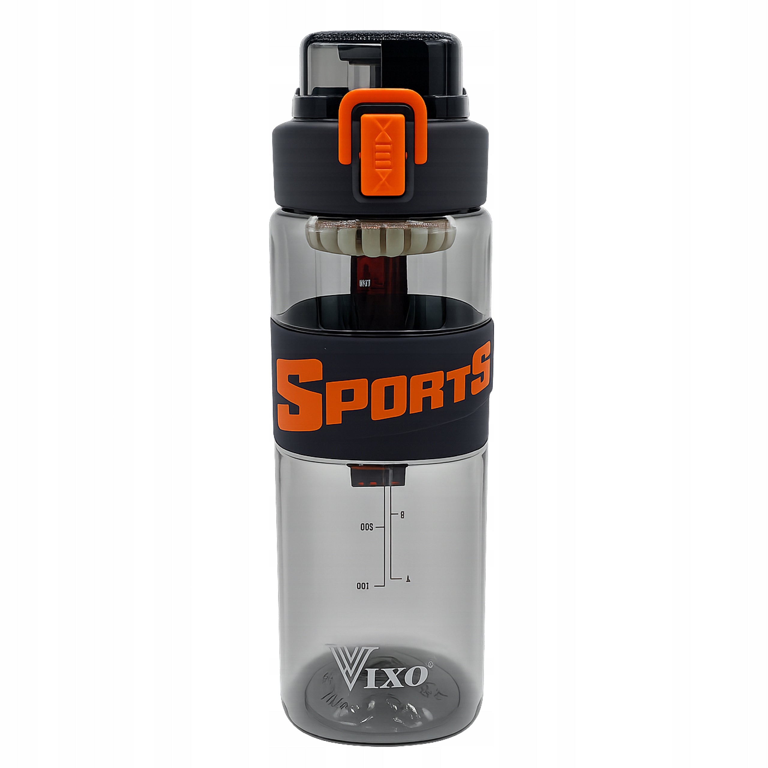 WATER BOTTLE 750 ML BPA FREE TRITAN SEALED WITH SPORTS MEASURING CUP Brand VIXO
