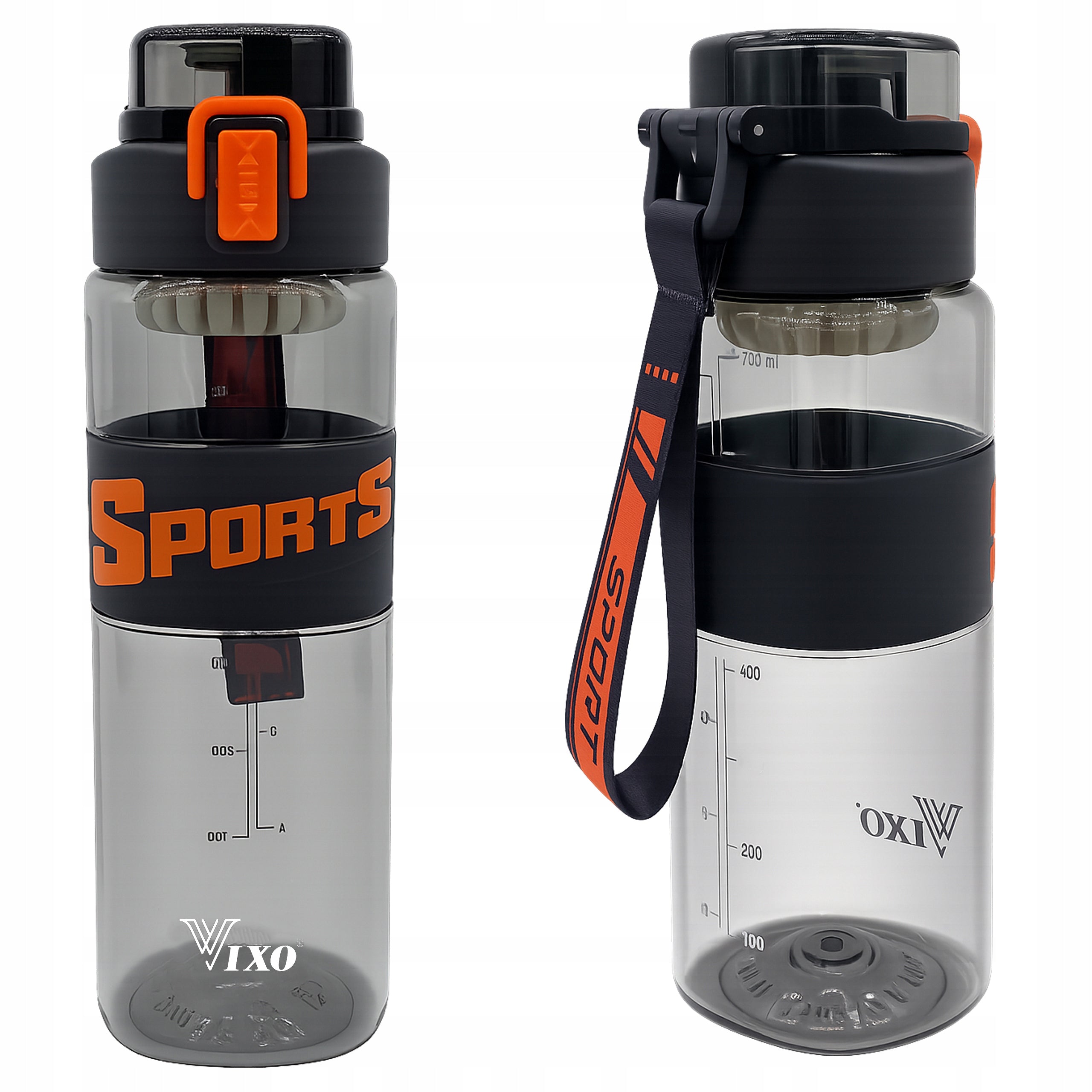 WATER BOTTLE 750 ML BPA FREE TRITAN SEALED WITH SPORTS MEASURING CUP