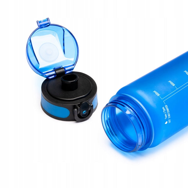 WATER BOTTLE FITNESS MOTIVATIONAL BOTTLE FOR GYM TRAINING FOR SCHOOL 1 L Packaging status original