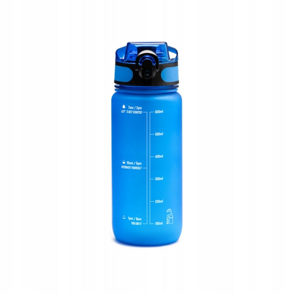 WATER BOTTLE FITNESS MOTIVATIONAL BOTTLE FOR TRAINING GYM SCHOOL 0,75L