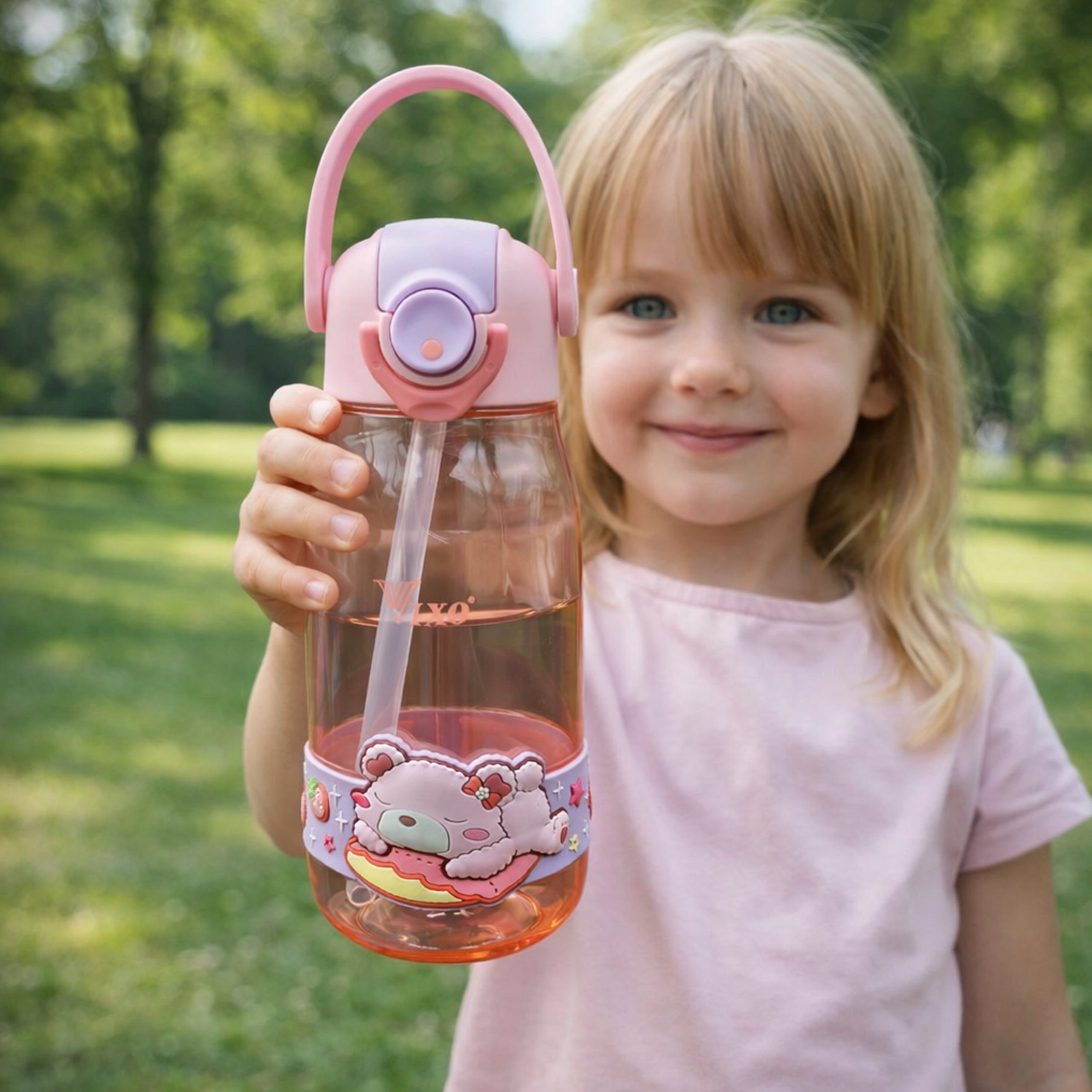 WATER BOTTLE FOR CHILDREN 520ml from Tritan Bottle for kindergarten school VIXO Kind water bottle