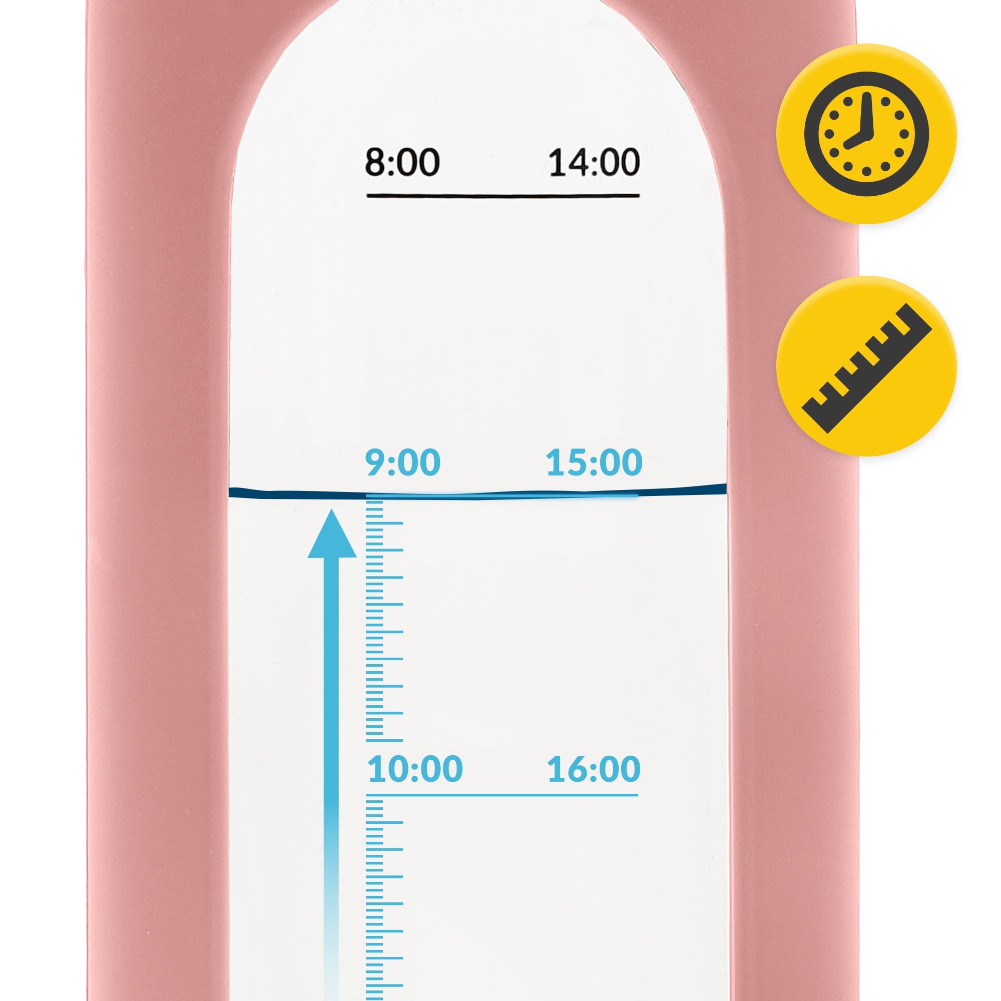 WATER BOTTLE MOTIVATIONAL BOTTLE SEALED SILICONE CASE 750 ML Volume 750 ml