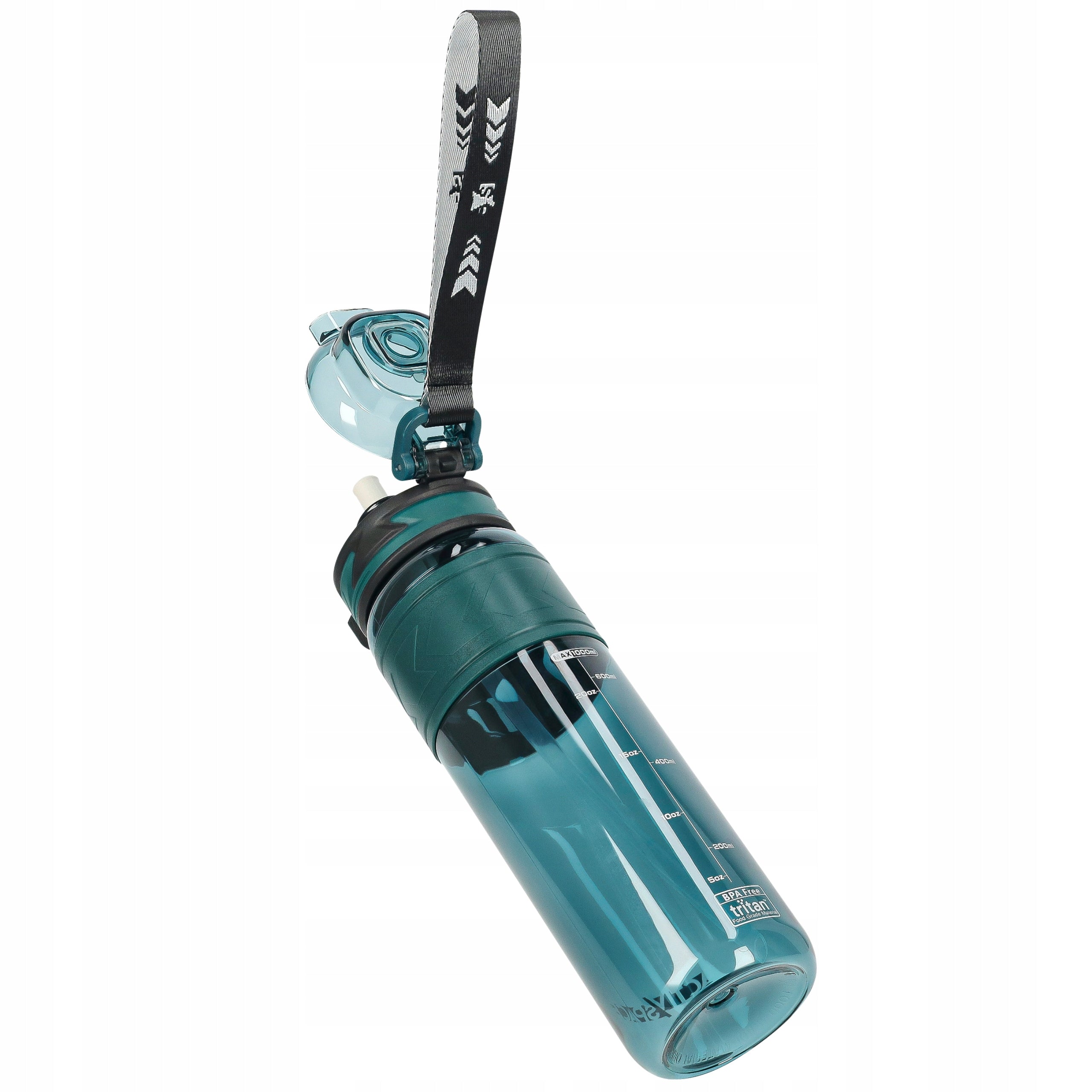 WATER BOTTLE MOTIVATIONAL SPORTS BOTTLE WITH MEASURING CUP MOUTHPIECE TRITAN 1L PRO Manufacturer code 5904183609362