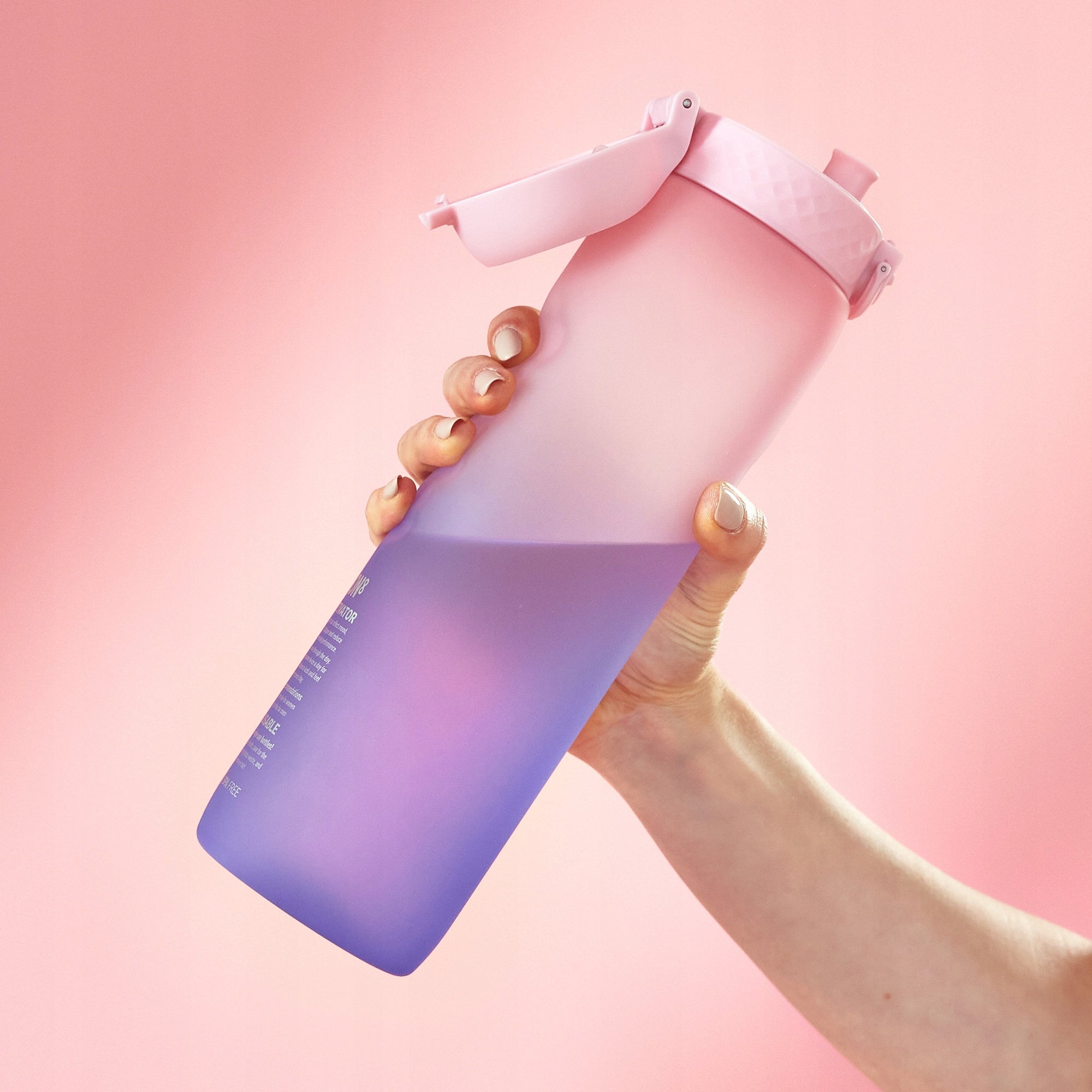 WATER BOTTLE SEALED LIGHT MOTIVATOR SPORT FITNESS GYM YOGA BIKE ION8 1 L Brand Ion8