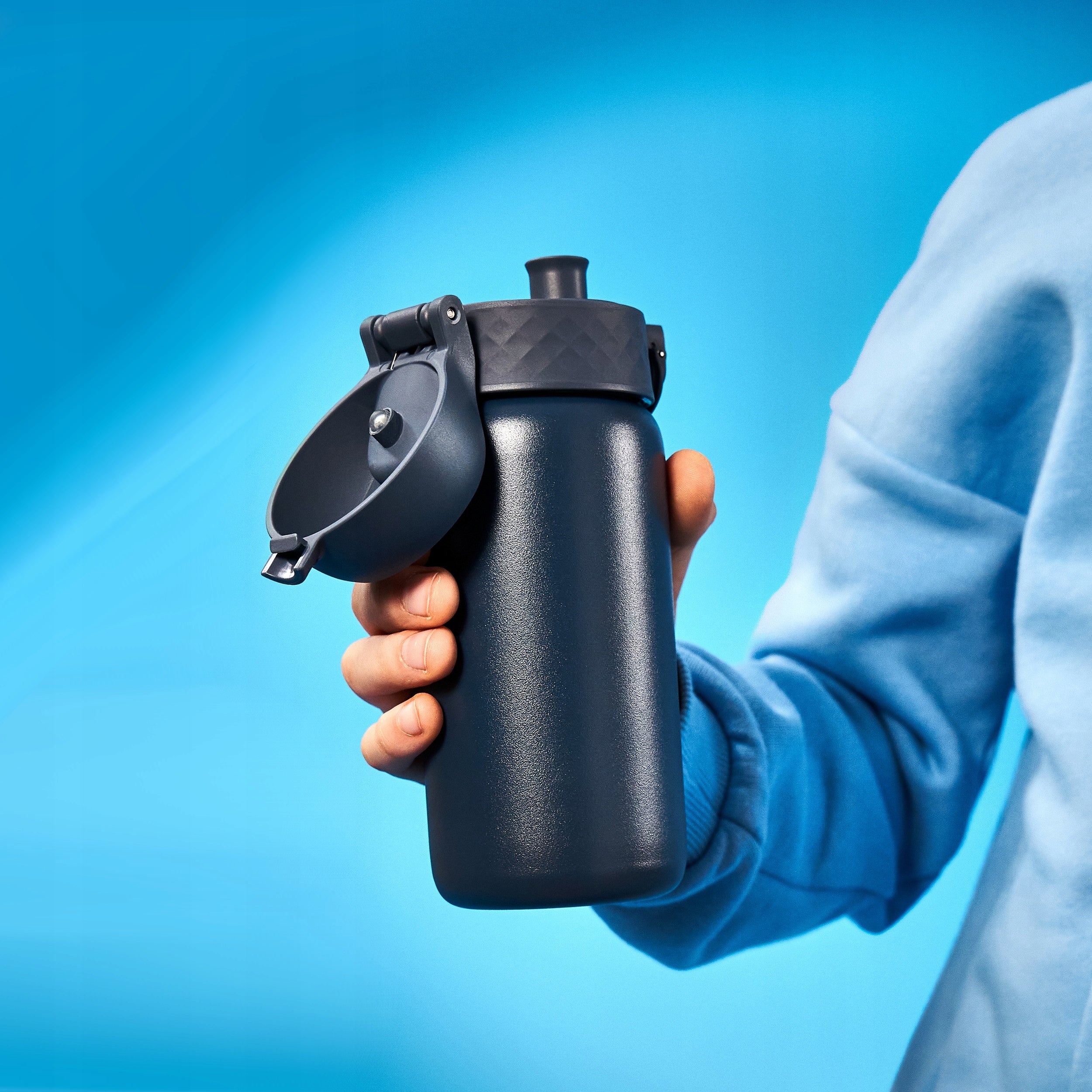 WATER BOTTLE STEEL WATER BOTTLE - PZH CERTIFICATE- LIGHT PREMIUM ION8 0,4 L 400 ml Brand Ion8