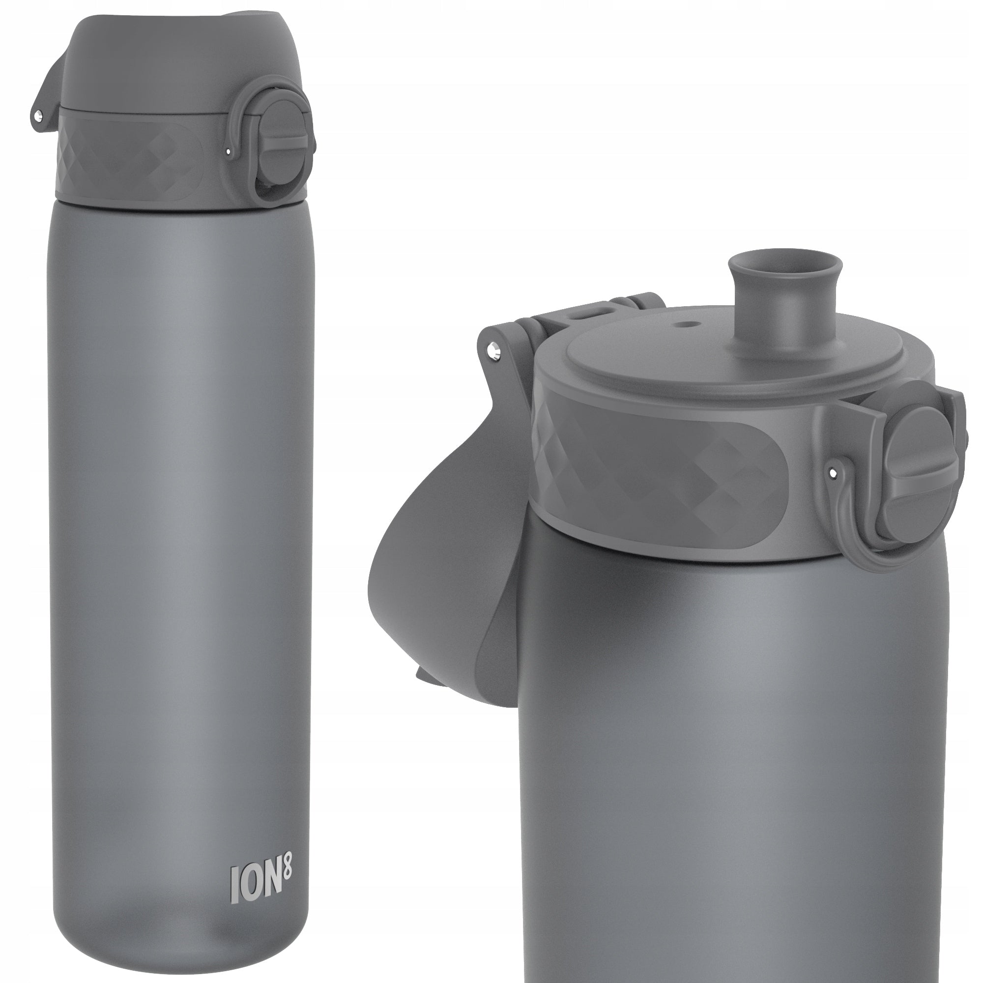 WATER BOTTLE WITH MOUTHPIECE - PZH CERTIFICATE- ELEGANT PREMIUM - ION8 0,5 L 500 ml