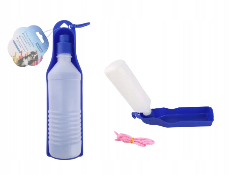 WATER CONTAINER WITH DOG BOWL 500ml