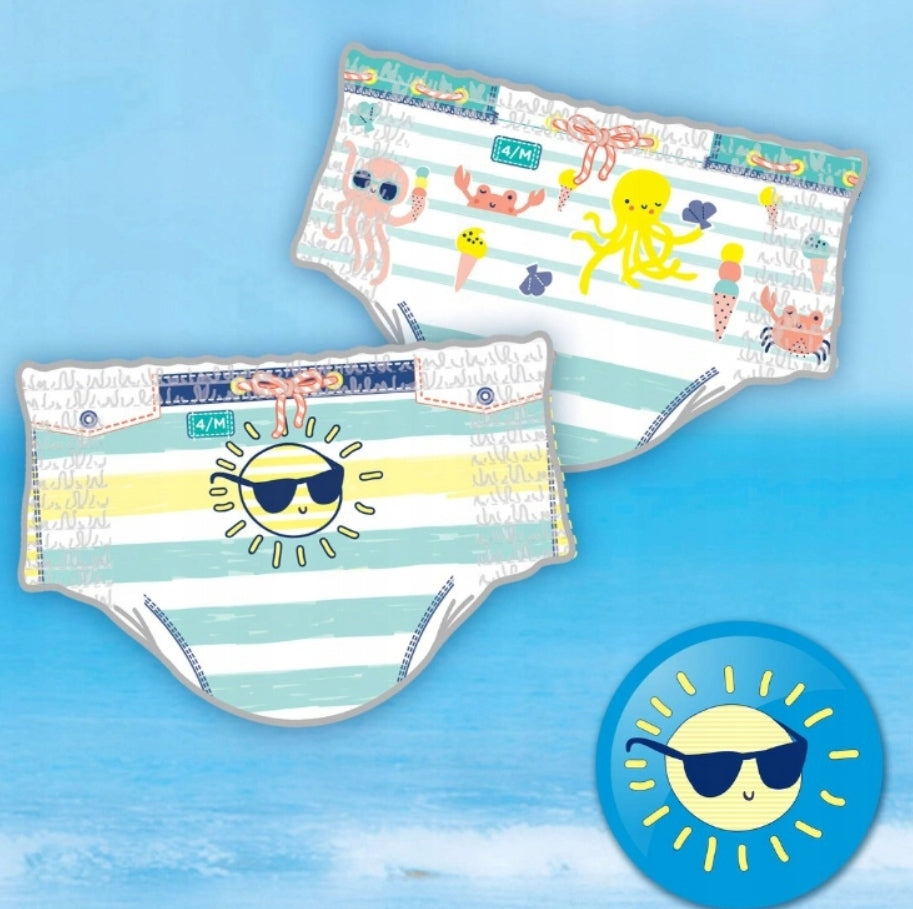 WATER DIAPERS Pampers Splashers Size 4-5 33 pcs. EAN (GTIN) 0634065986827