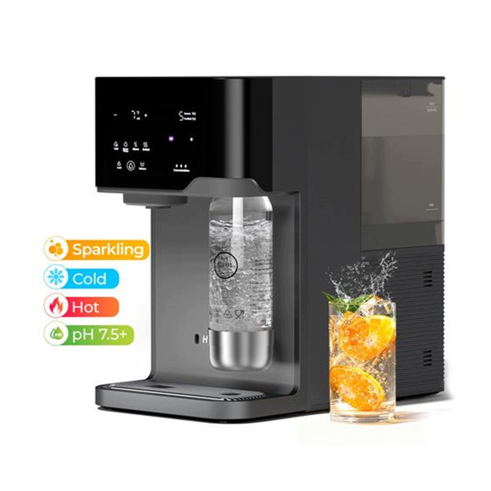 WATER DISPENSER RO UV 6IN1 CARBONATED HYDROFAST C300 HOT COLD COUNTERTOP Packaging status original