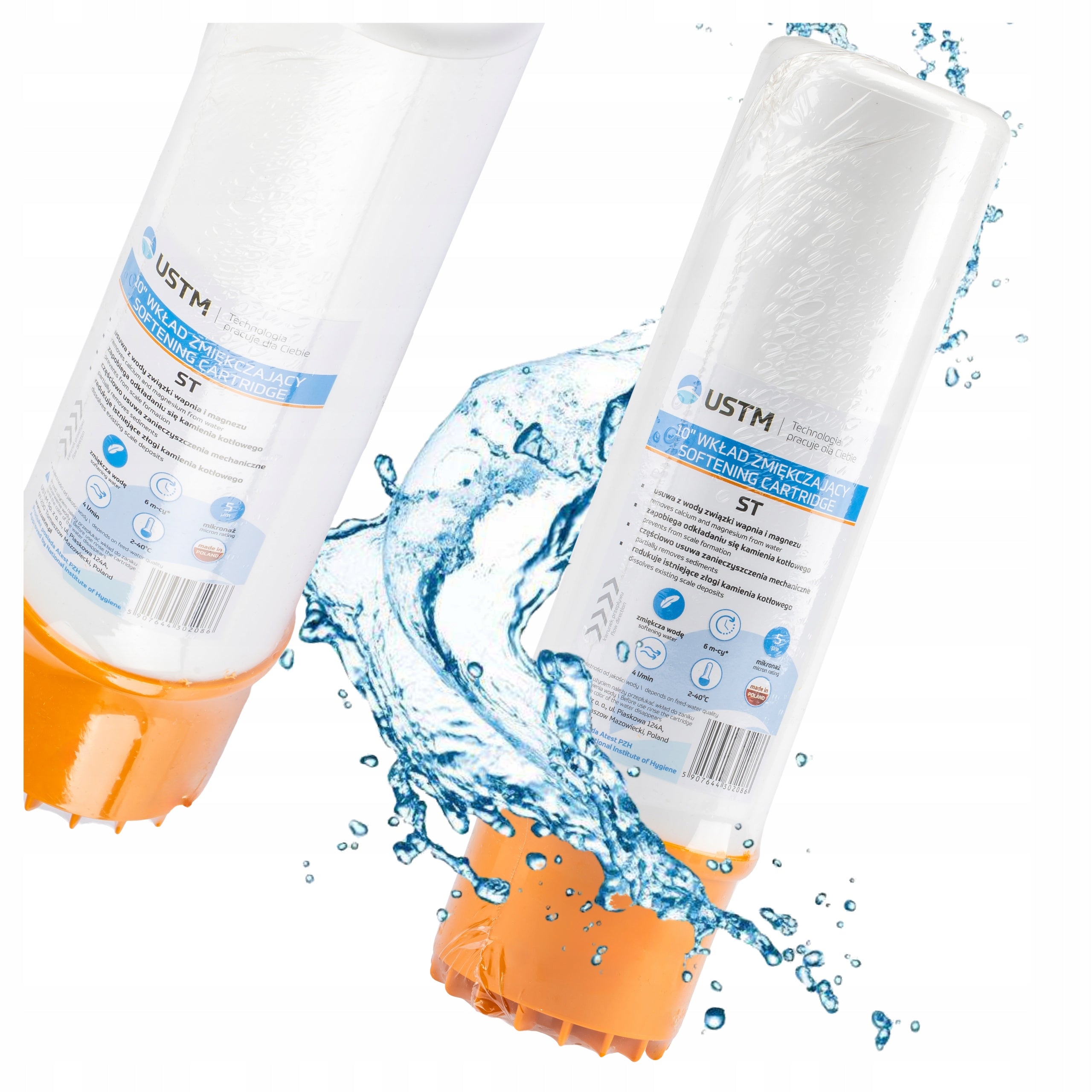 WATER FILTER CARTRIDGE WATER SOFTENING TREATMENT BLOCK RESIN ST10 1PCS