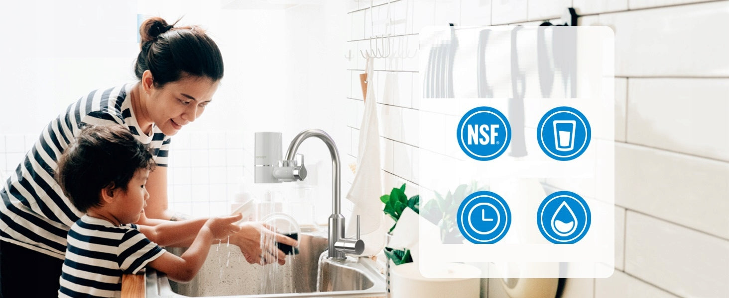 WATER FILTER FOR KITCHEN FAUCET Vortopt NSV water purification + 1 water filter Brand no brand