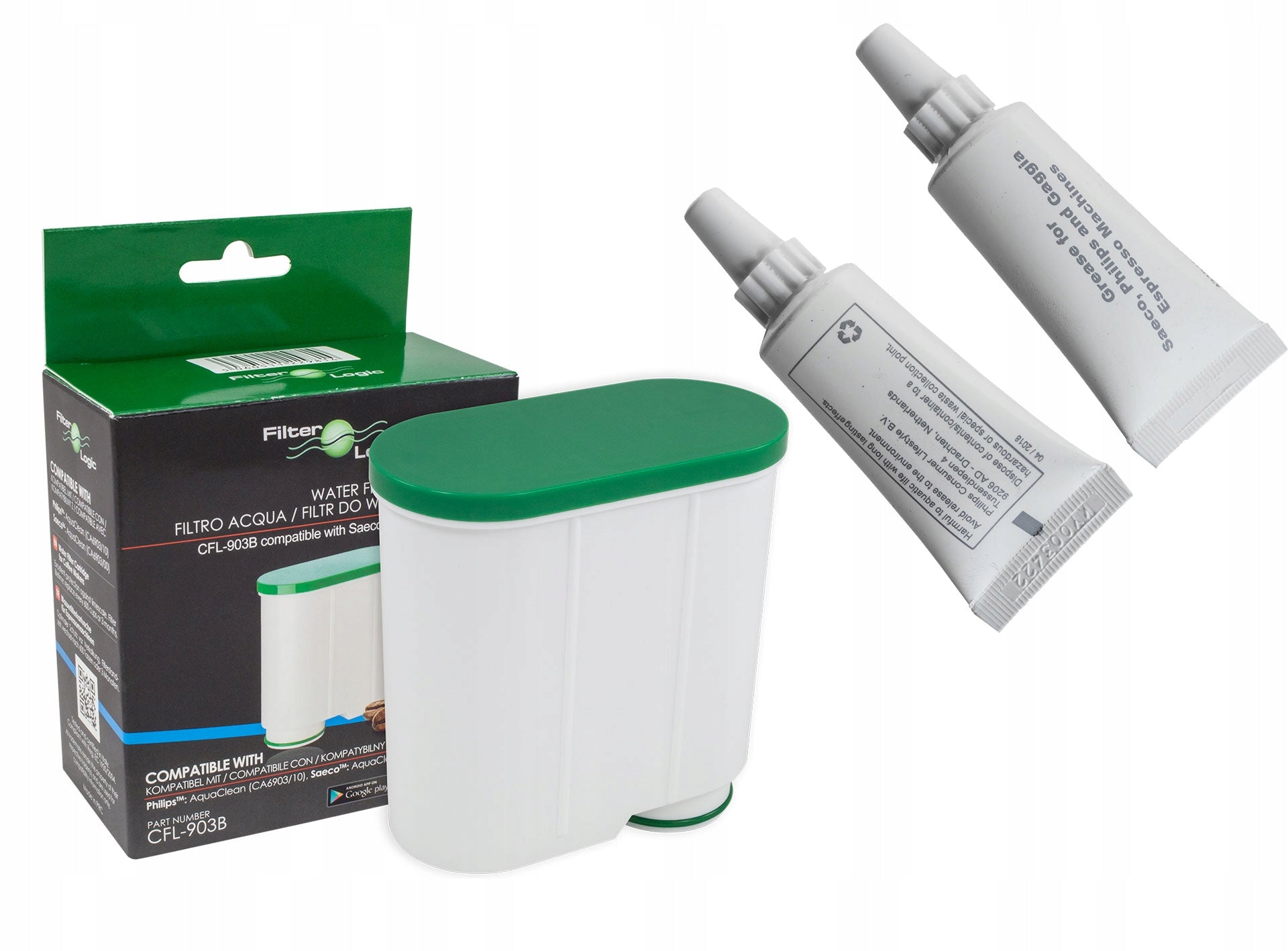 WATER FILTER FOR PHILIPS Saeco 5000 LatteGo + GREASE