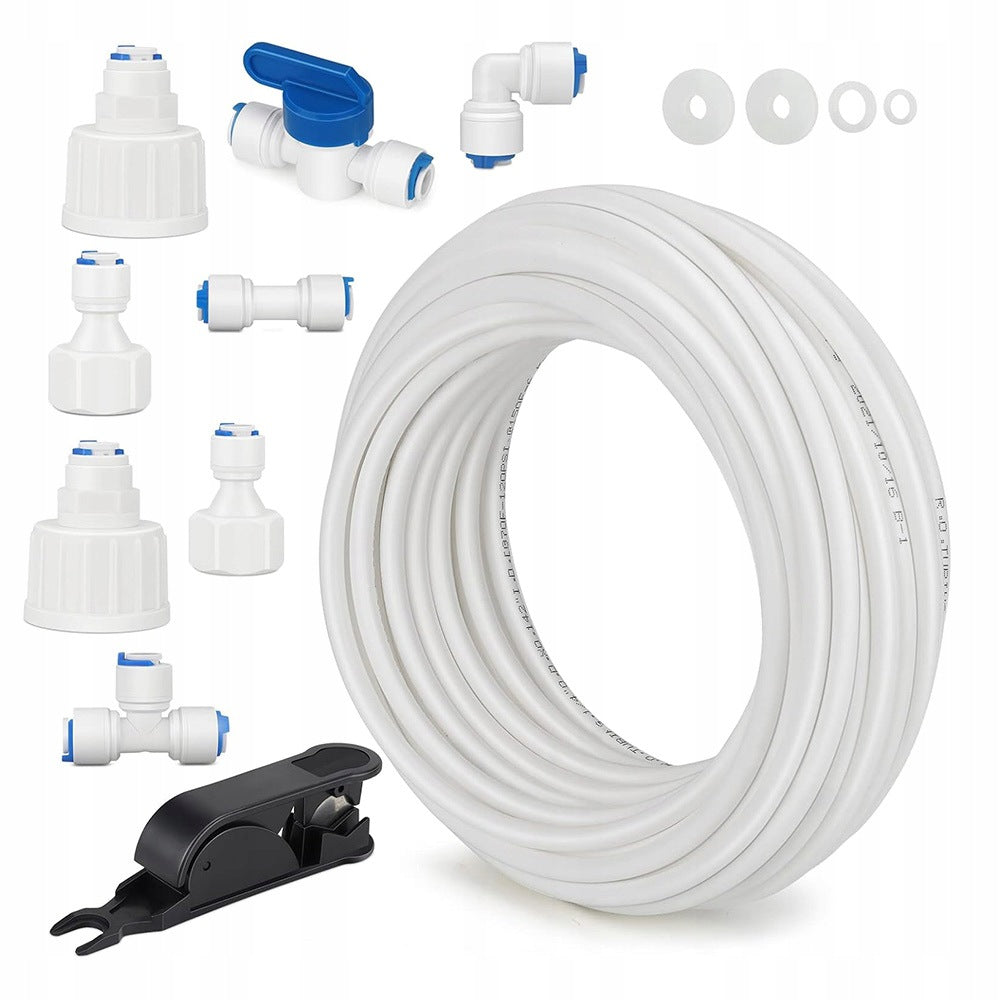 WATER FILTER HOSE SET 15M PE 1/4 INCH QUICK COUPLER RO Packaging status original