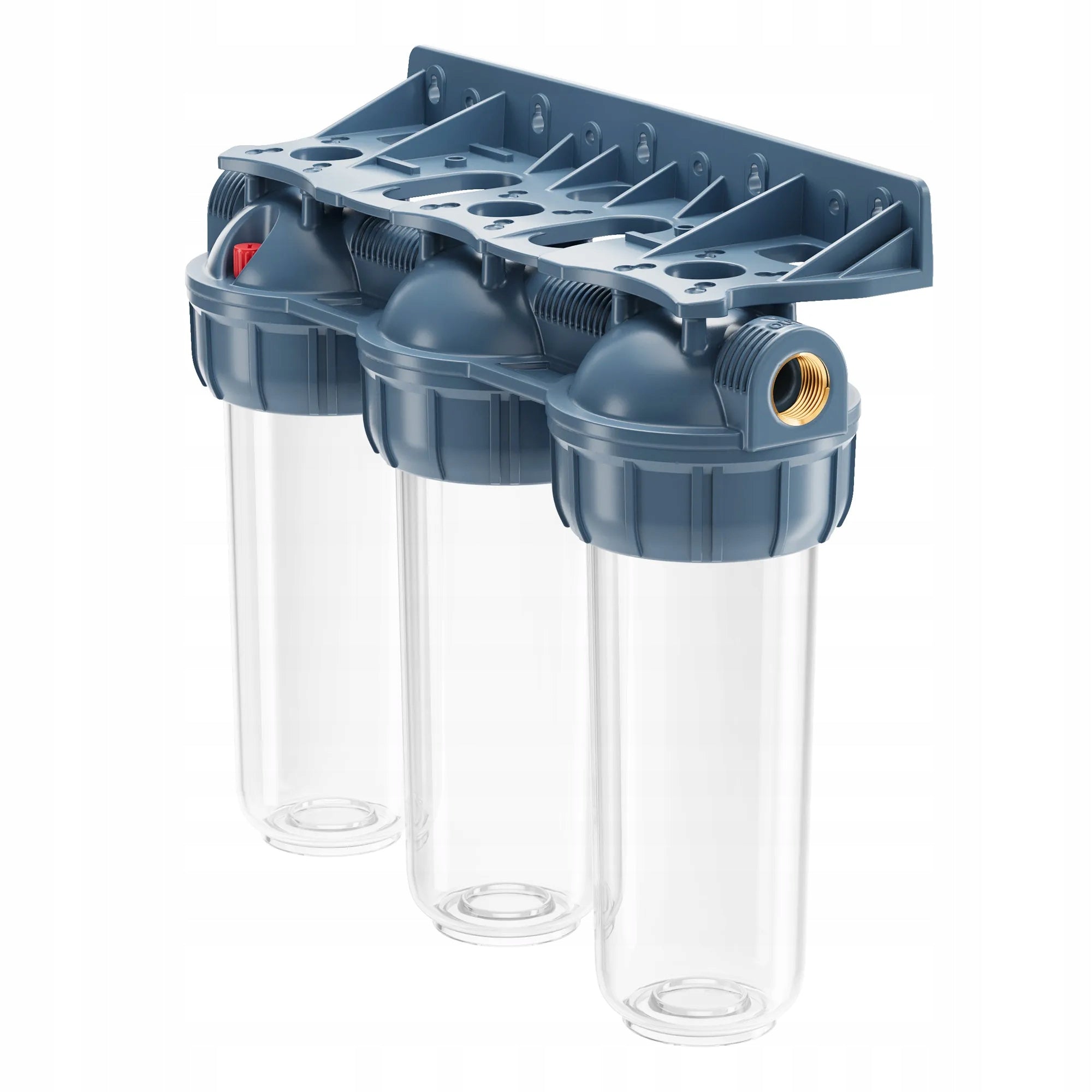 WATER FILTER PRE-BODY HOUSING 1" GW 3-STAGE USTM SET + CARTRIDGES Packaging status original