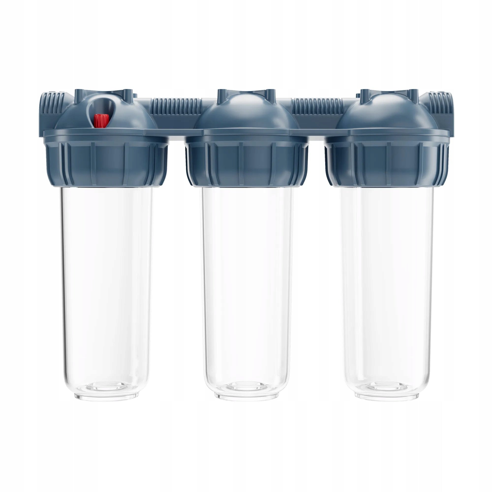 WATER FILTER PRE-BODY HOUSING 3/4" 3-STAGE USTM SET + CARTRIDGES Manufacturer code ENTRY 3 NEO 3/4 CALA + WKŁADY 10"