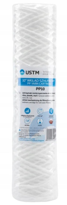 WATER FILTER PRE-STRING CARTRIDGE 10" FILTRATION 10 MICRON PP10M 1 PC Kind filter cartridge